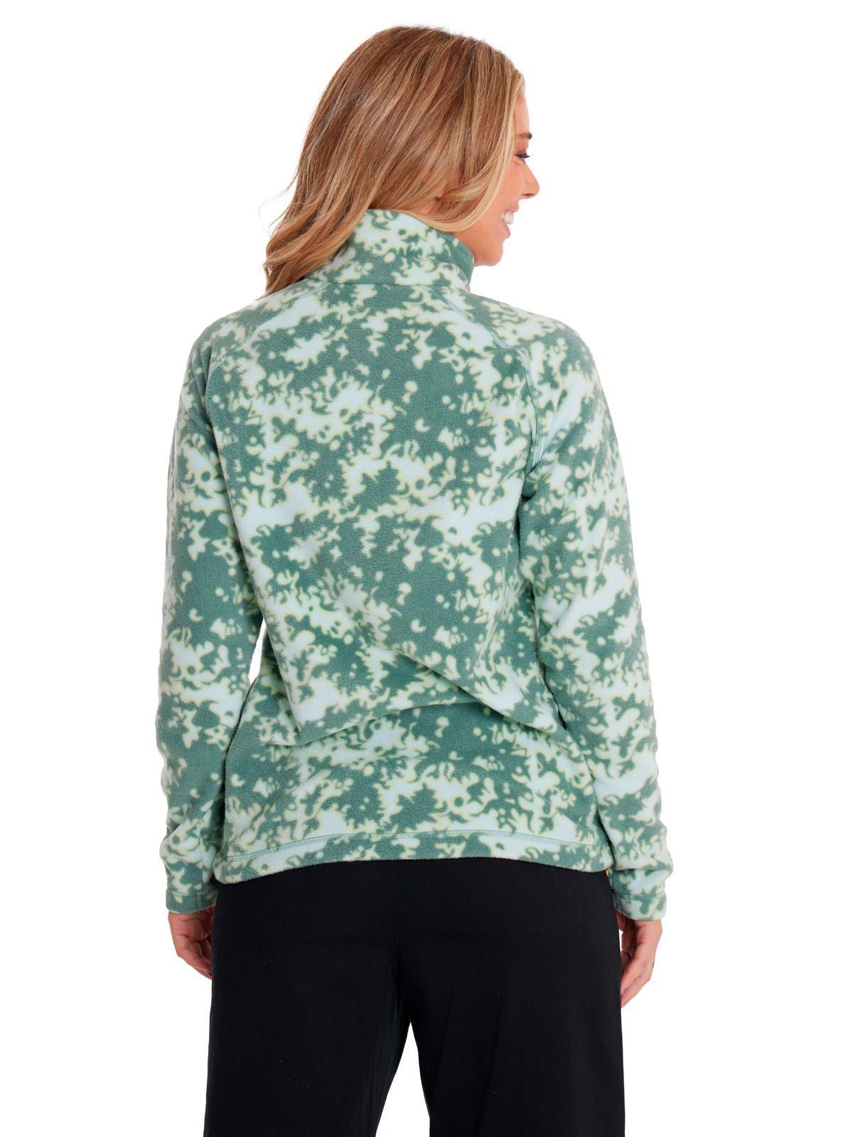 Polar Mujer W Polar Fleece Utility Full ZipVerde-3