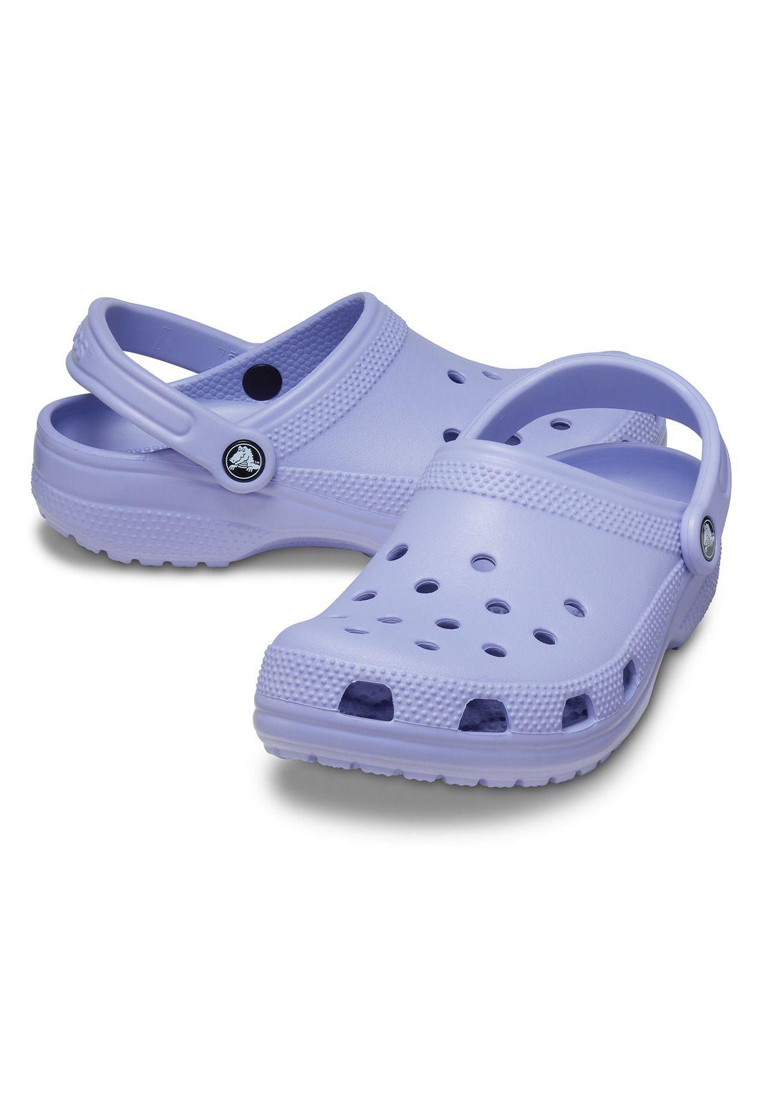 Zueco Crocs Mujer Classic Clog Morado-3