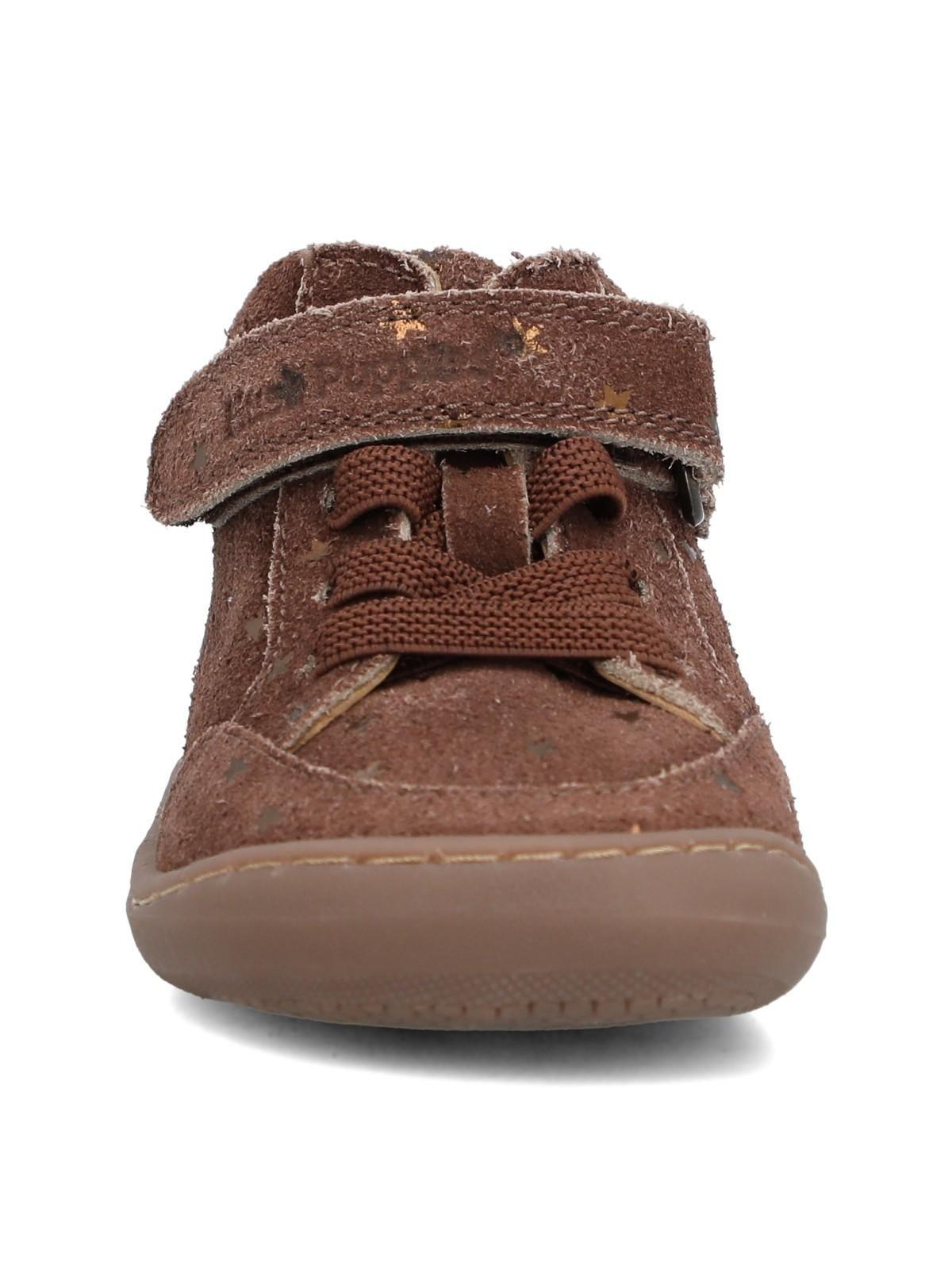 Botin Cuero Niña Marcos Café Oscuro-3