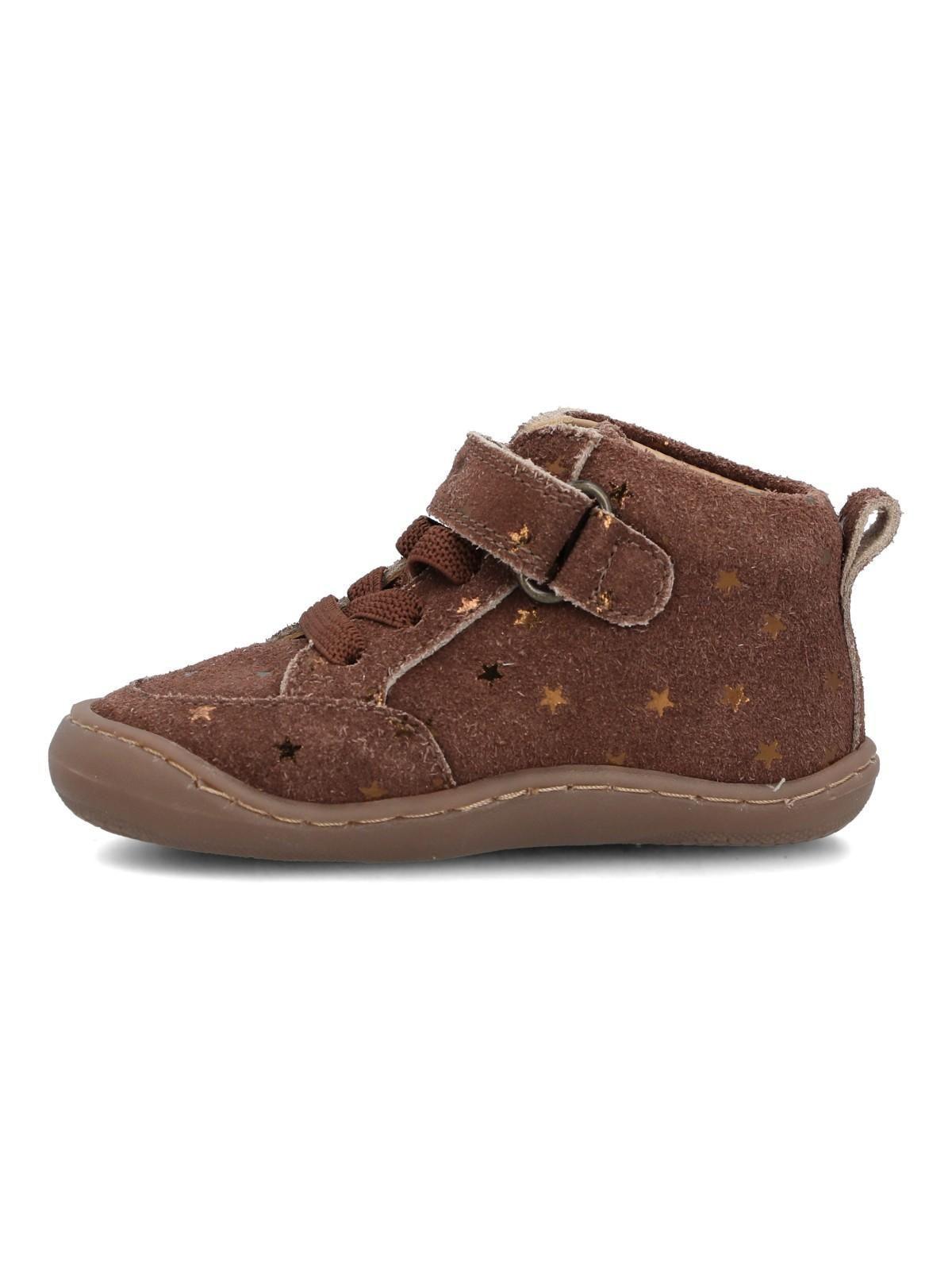 Botin Cuero Niña Marcos Café Oscuro-4
