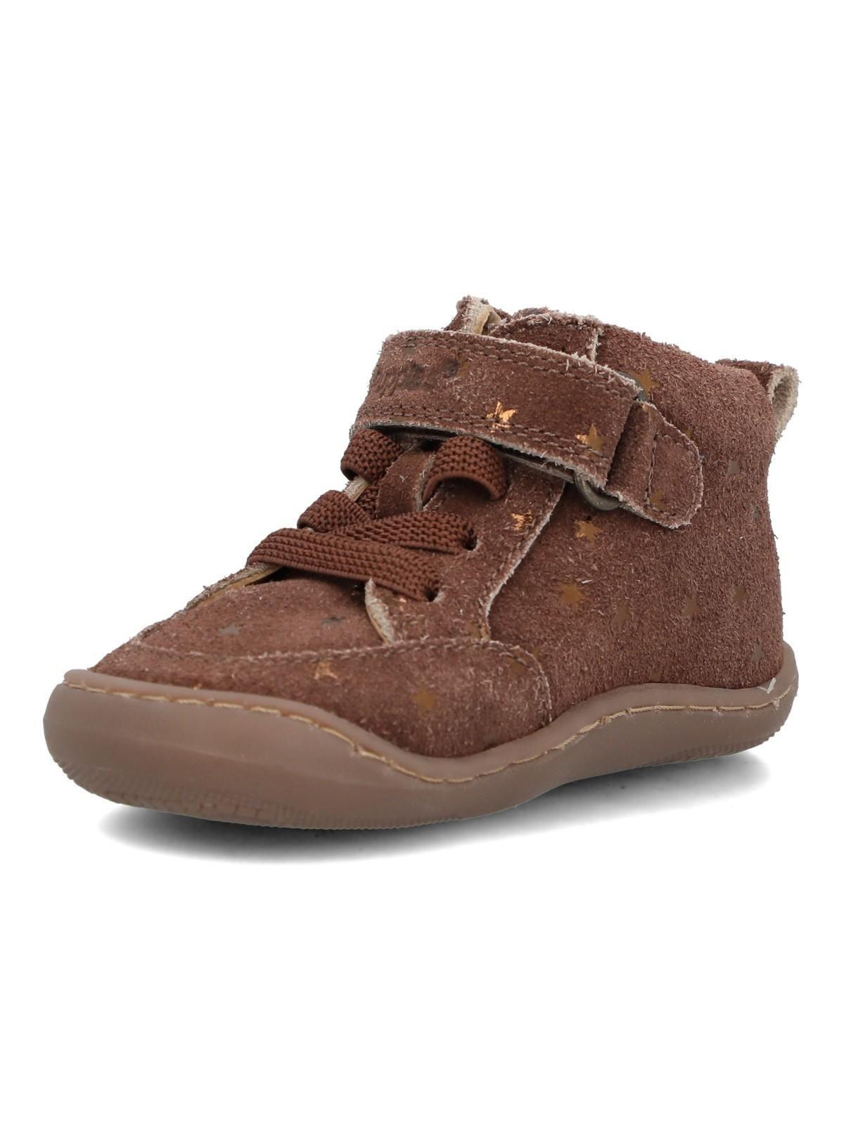 Botin Cuero Niña Marcos Café Oscuro-5
