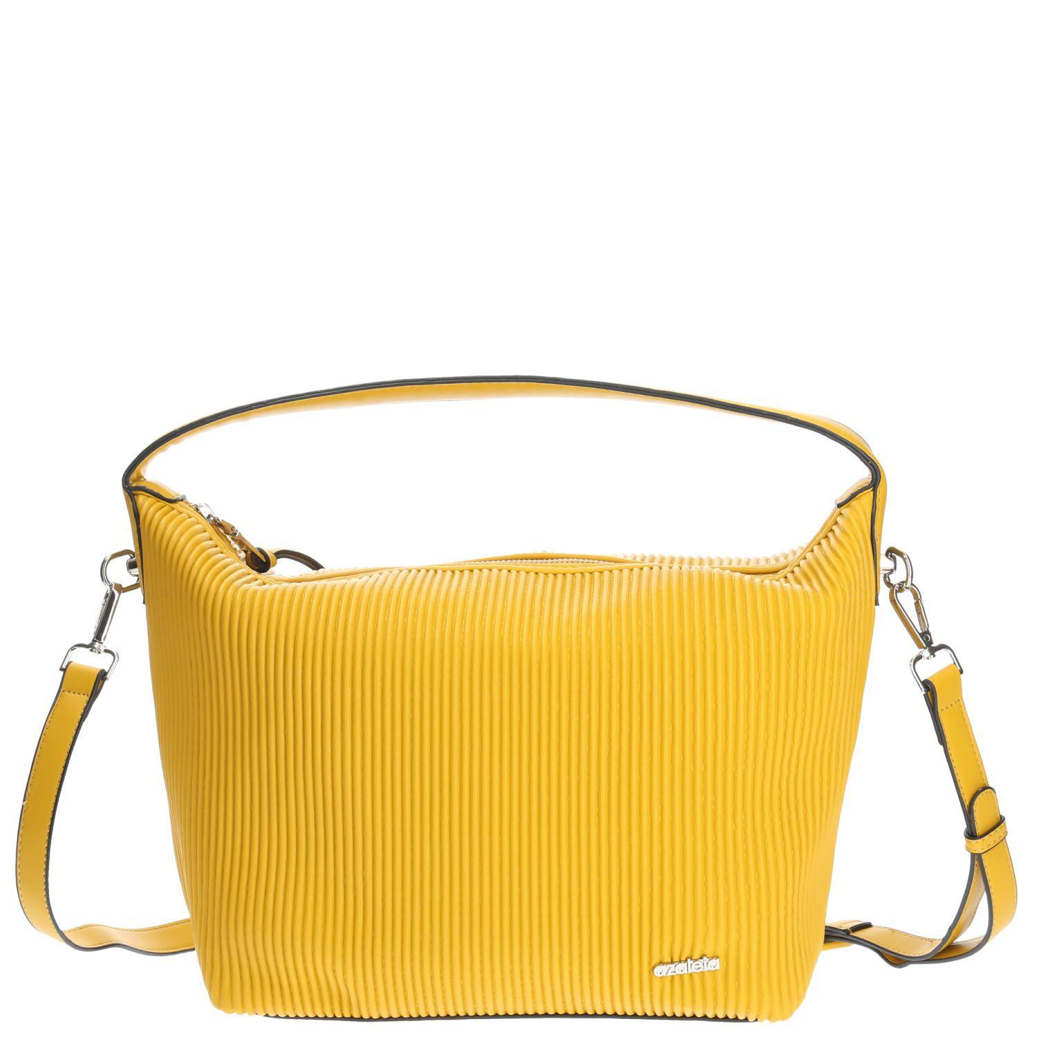 Cartera De Mano Casual Agea Hobo Amarillo Mujer-0