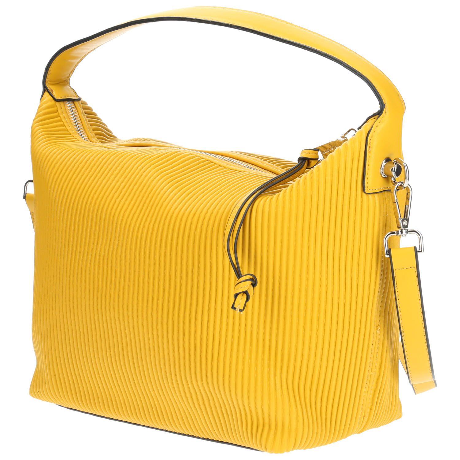 Cartera De Mano Casual Agea Hobo Amarillo Mujer-2