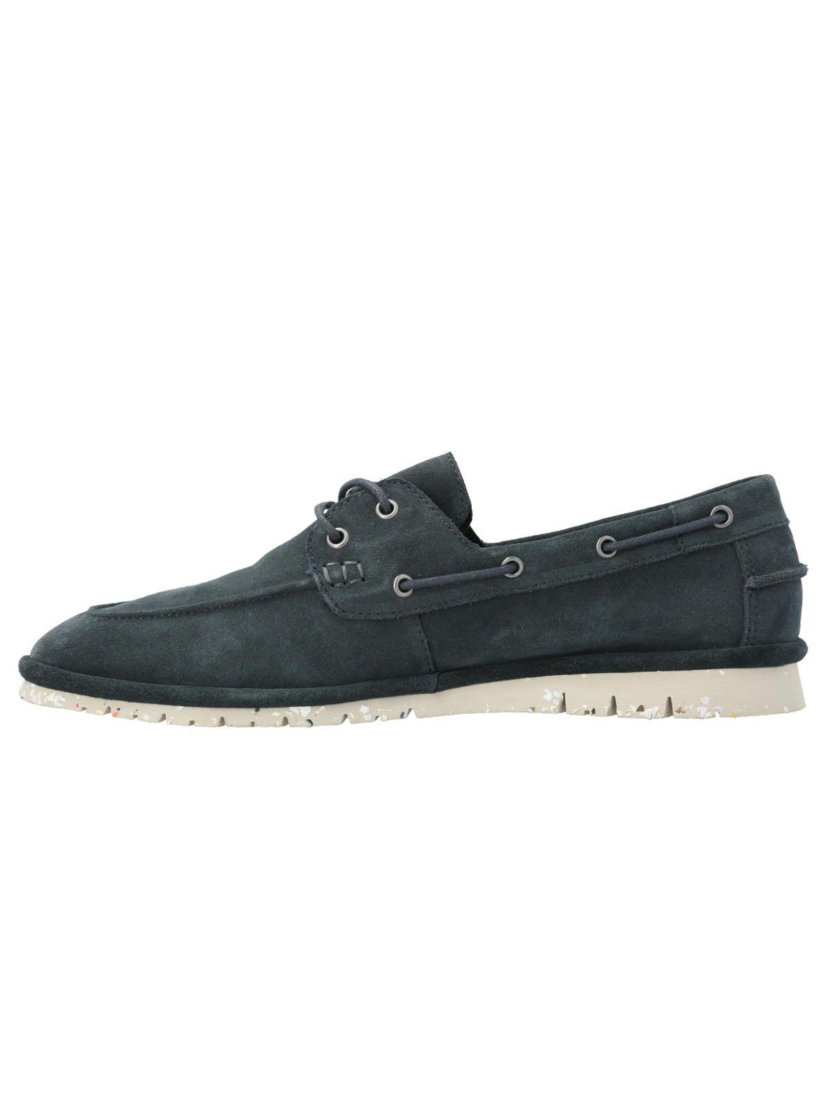 Mocasín Cuero Hombre Lisfan Azul -4