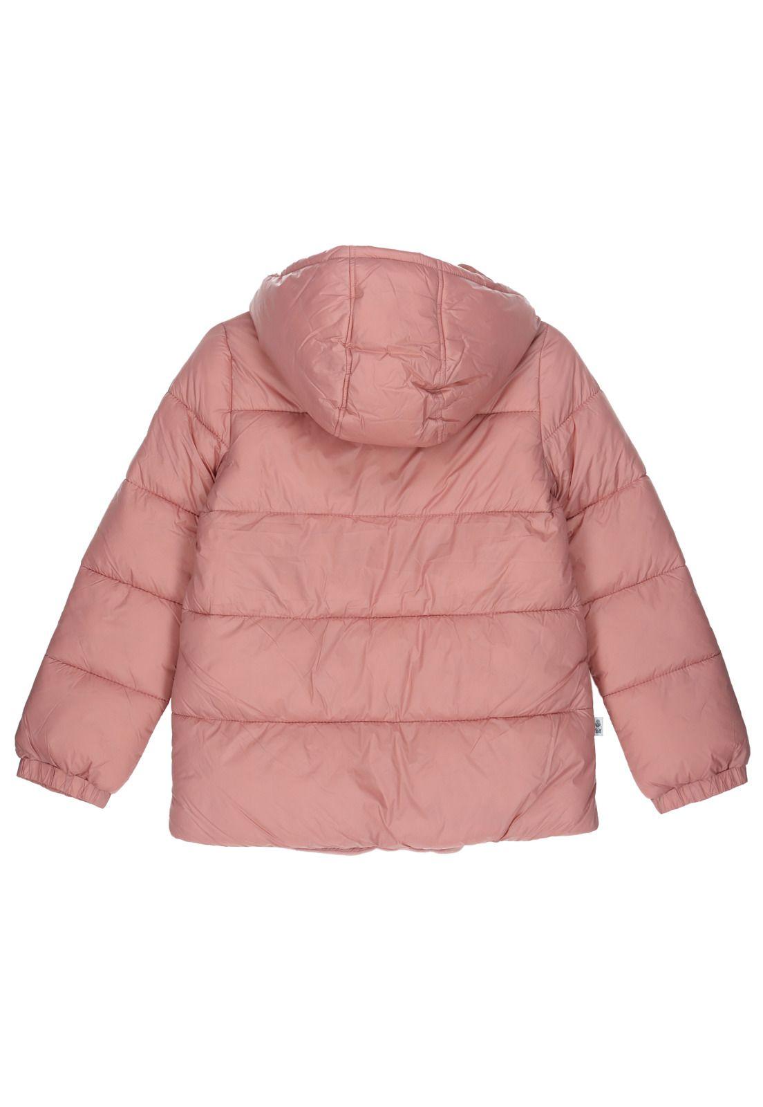 Parka Niña Campo Rosado-5