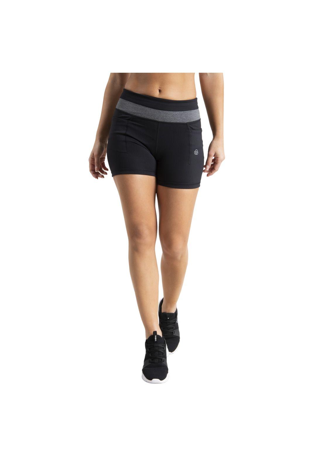 Calza Mujer Short Leg Tioga Negro-0