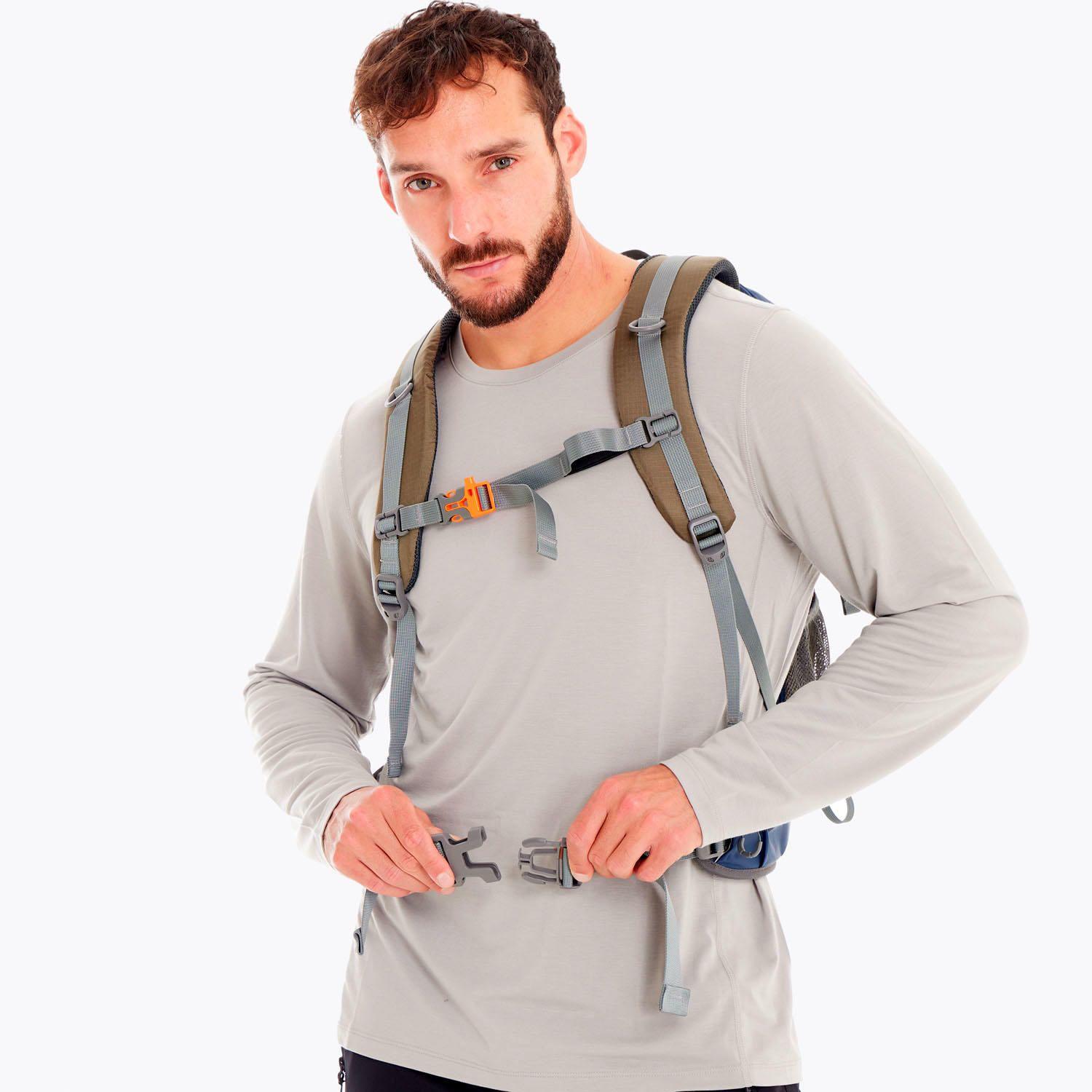 Mochila Unisex Kern 35L Azul/Musgo-6