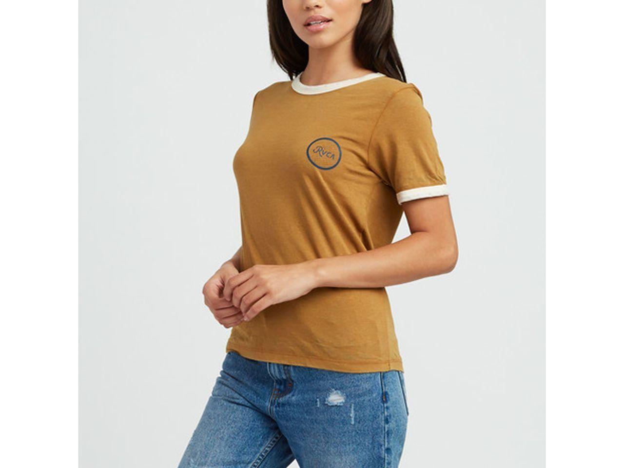 Polera Manga Corta Pixel Script Ss Beeswax-1