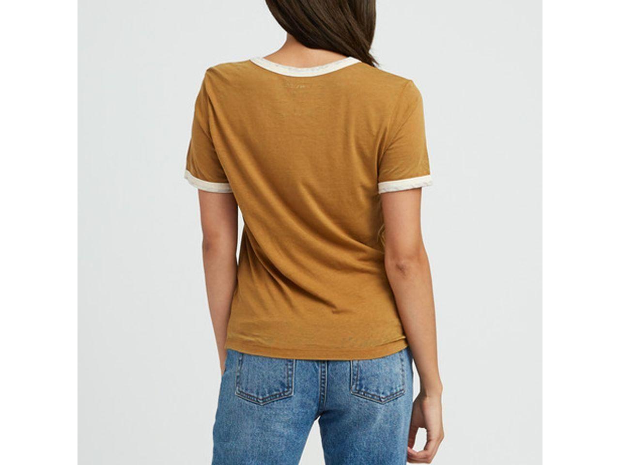 Polera Manga Corta Pixel Script Ss Beeswax-2