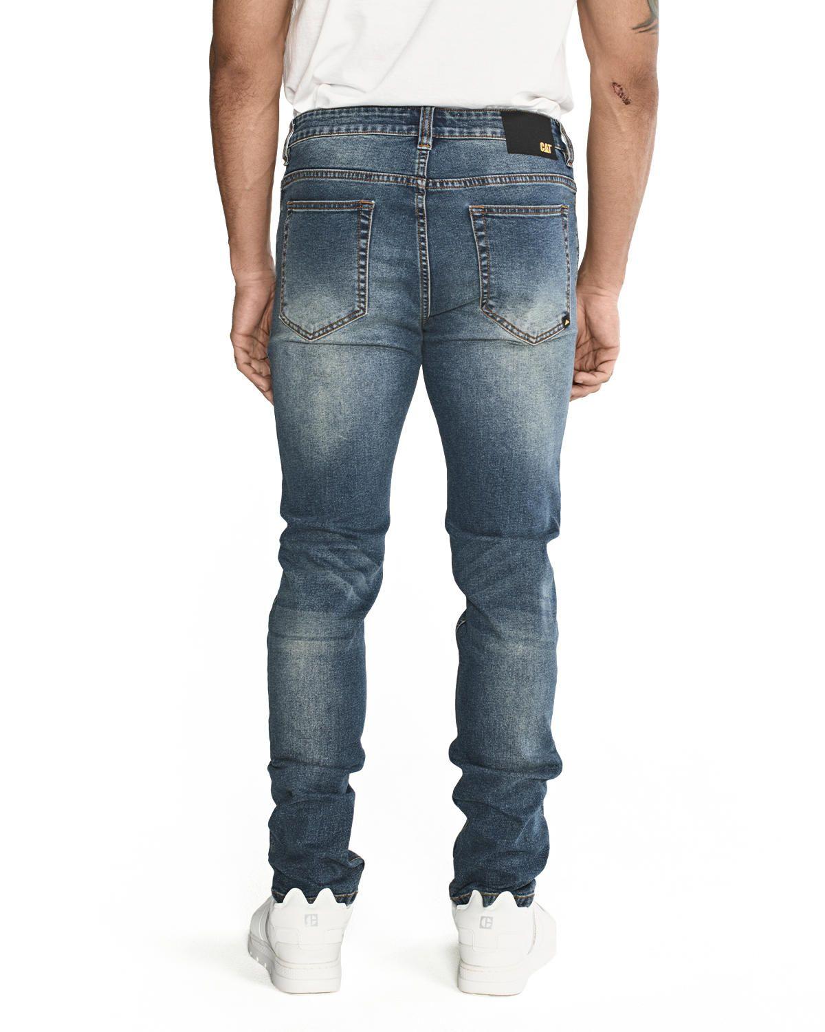 Jeans Triblend Stretch Den Azul Hombre-7