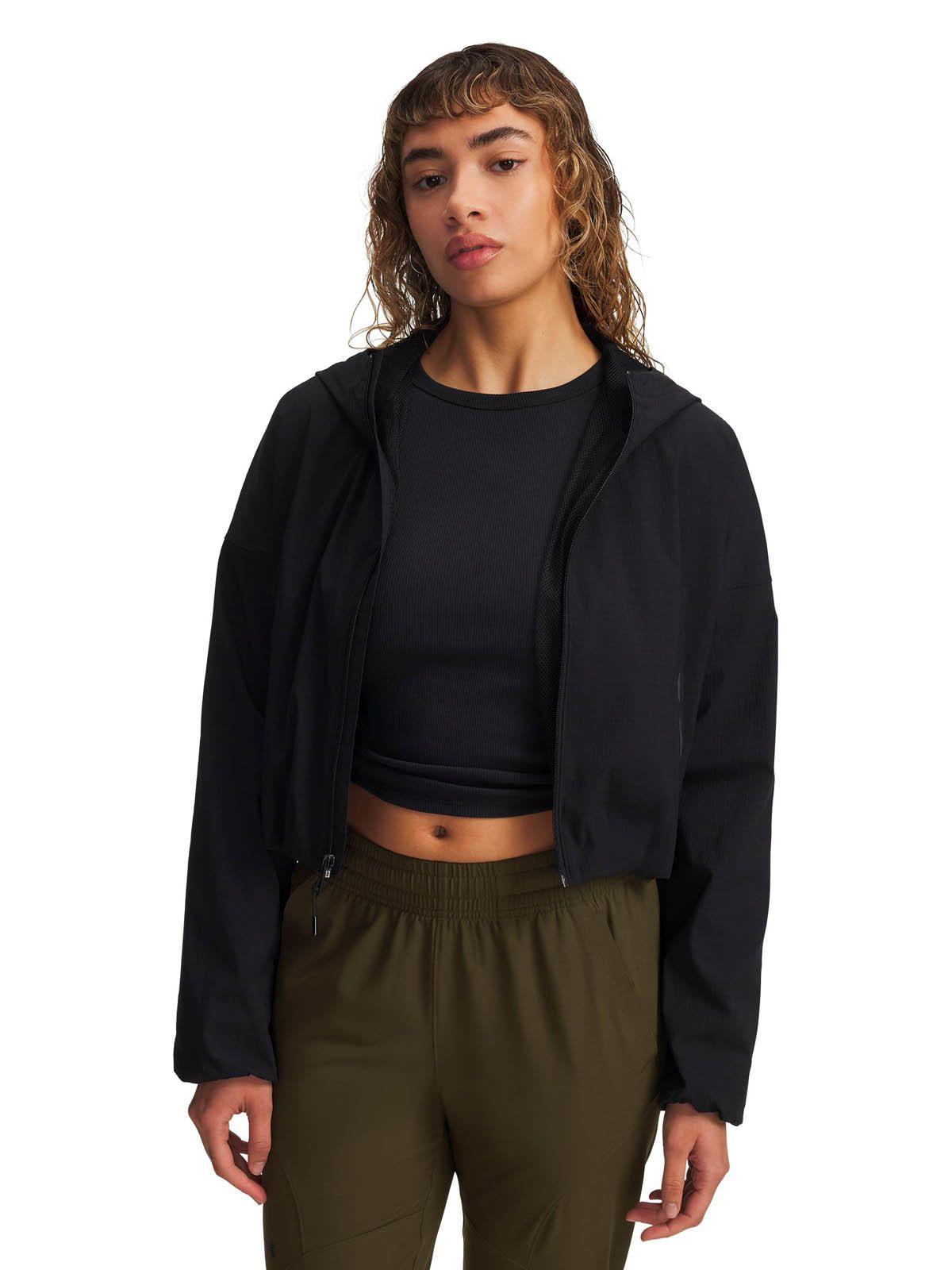 Polerón Lifestyle mujer Unstoppable Woven negro -0