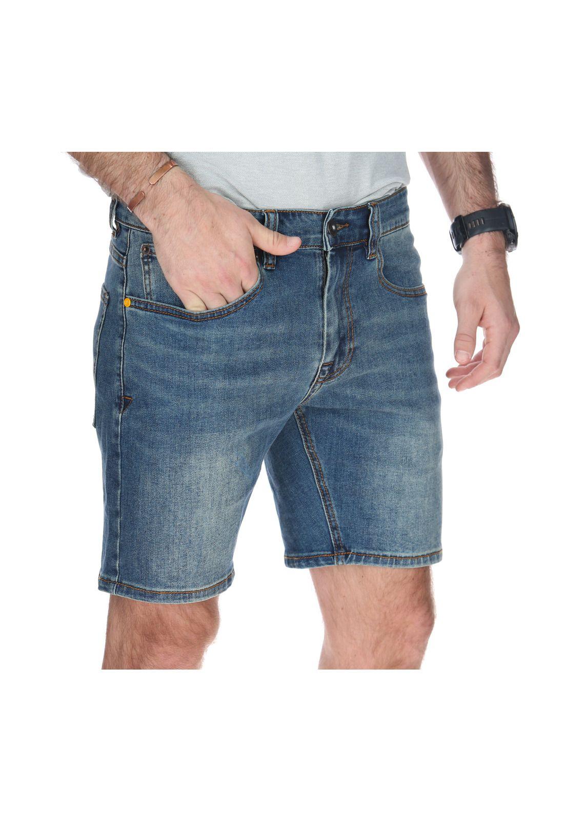 Short Hombre Ninety Eight Slim Sh Gris-4