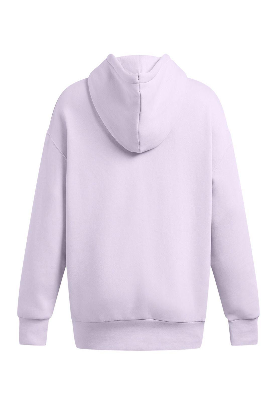 Polerón Oversize UA Icon para mujer Morado-1