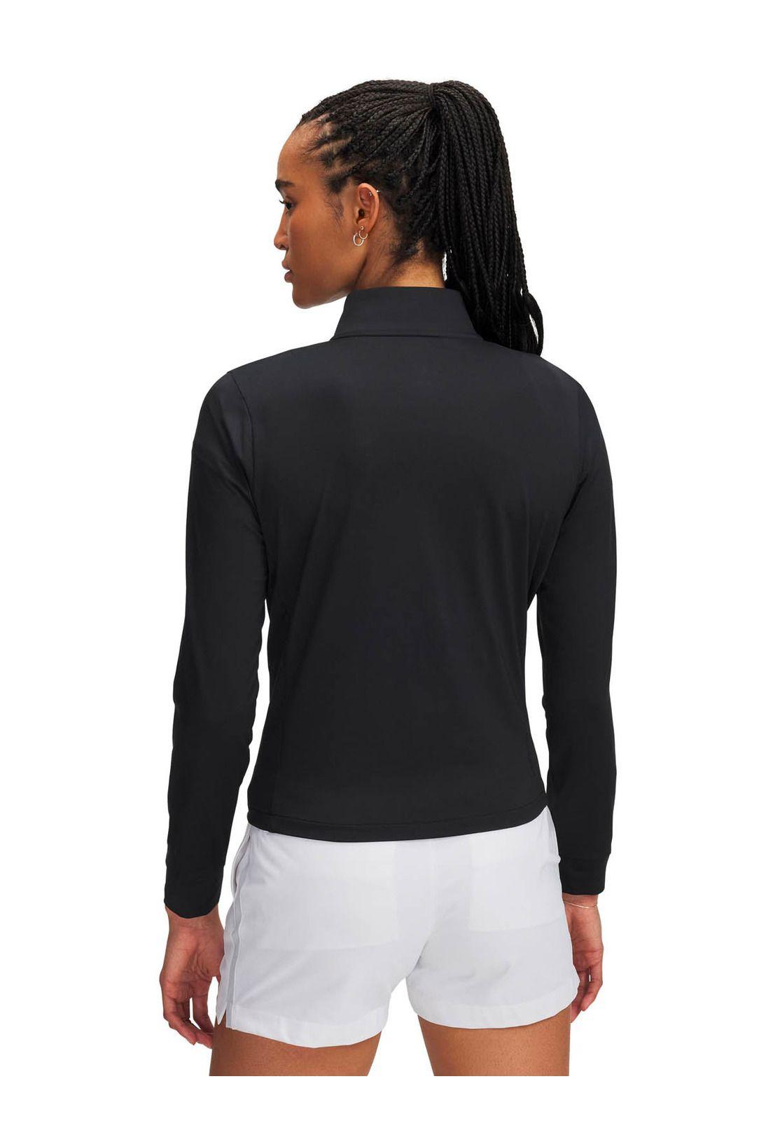 Polerón Golf para mujer Drive negro -1