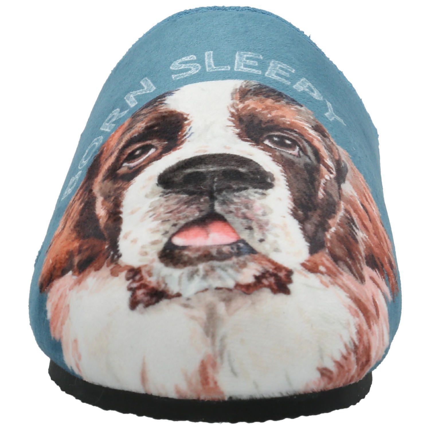 Pantufla Hombre Hp Slipper Bernard Azul-3