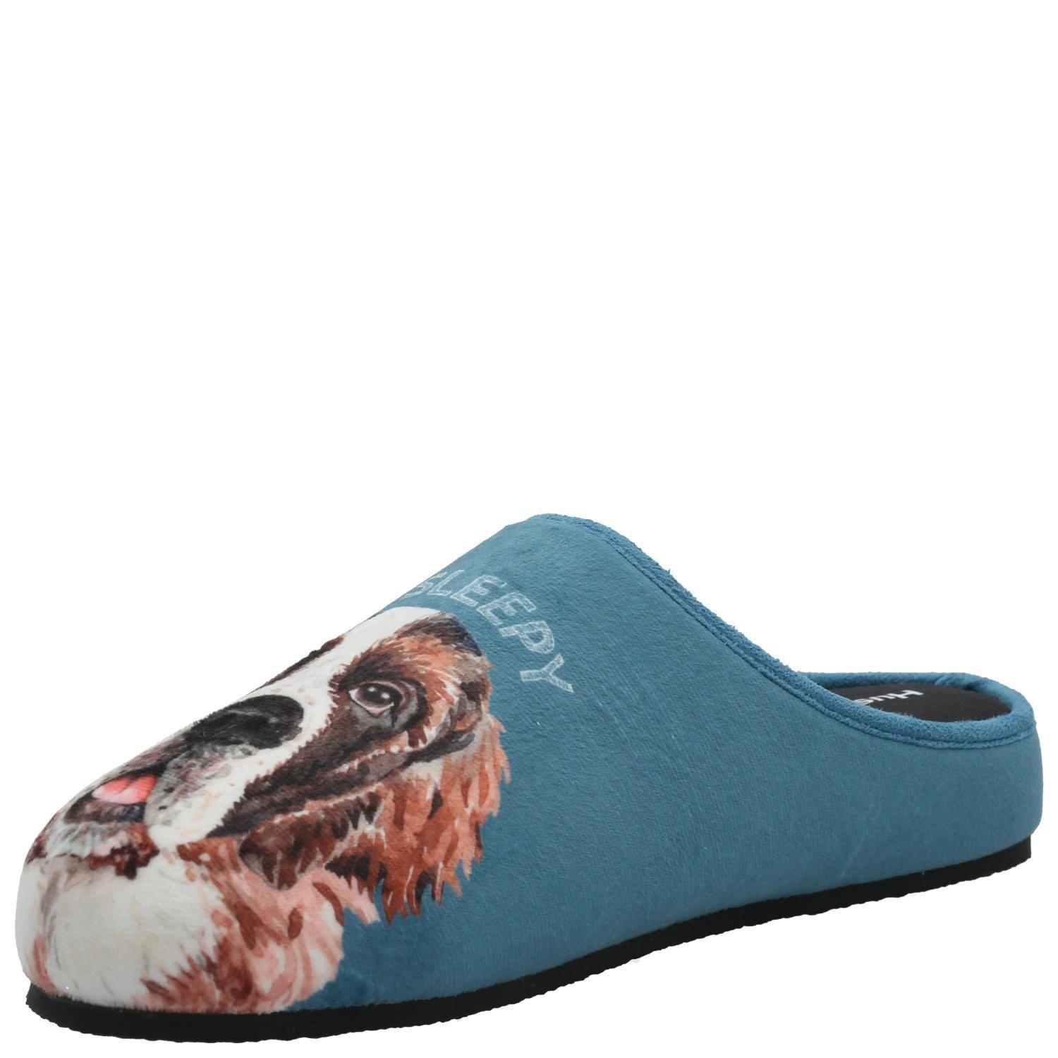 Pantufla Hombre Hp Slipper Bernard Azul-4