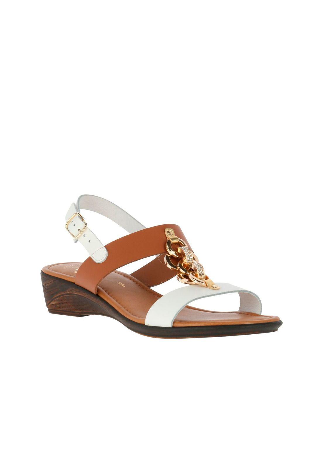 Sandalia Cuero Pozzuoli Blanco-0