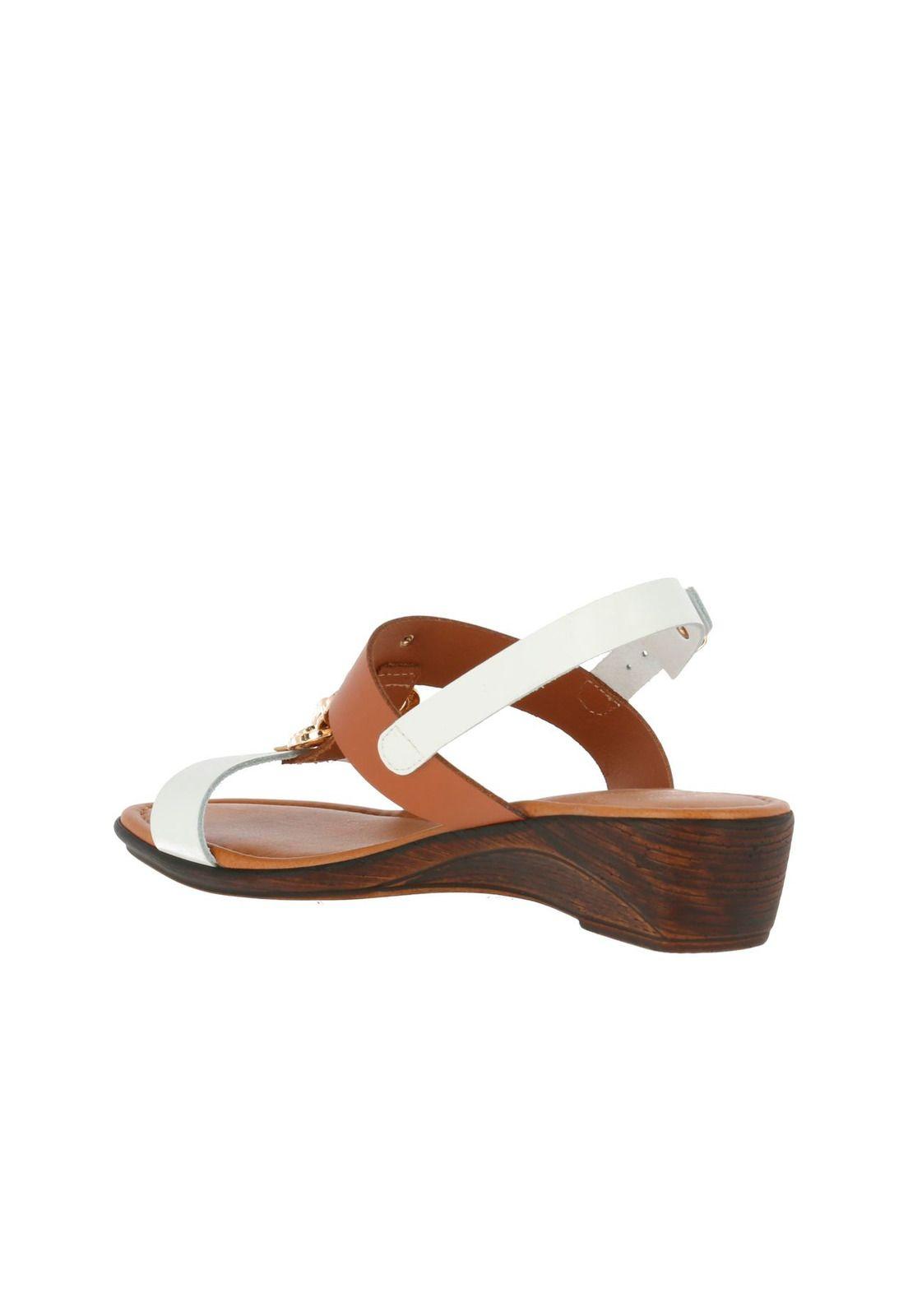 Sandalia Cuero Pozzuoli Blanco-4