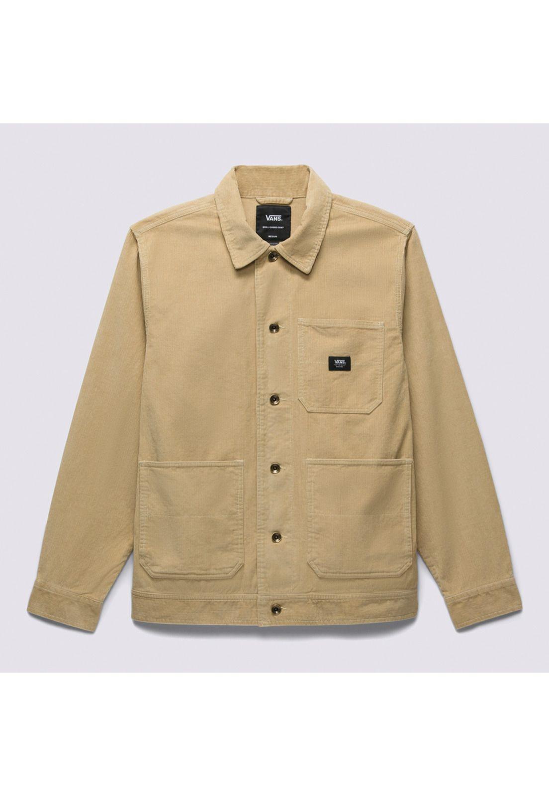 Chaqueta Drill Chore Coat Cor Beige Hombre-5