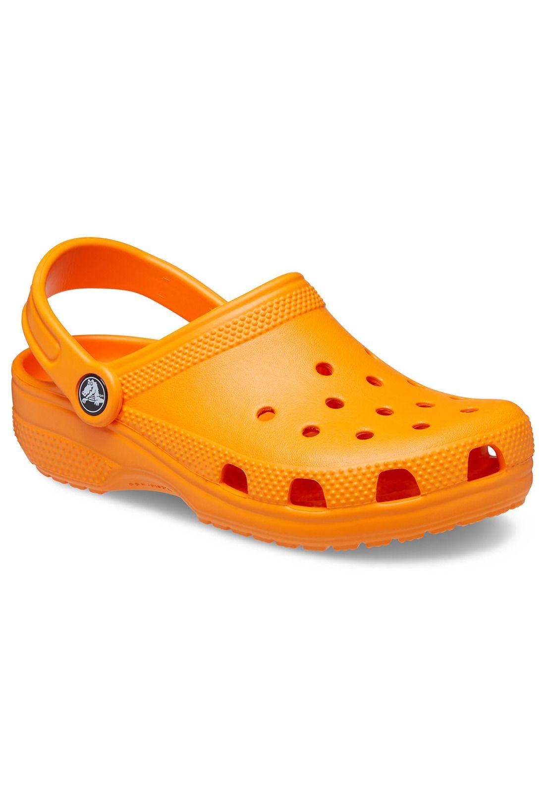 Zueco Crocs Niño Classic Clog Naranjo-6