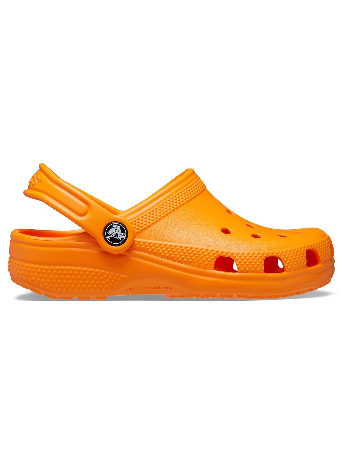 Zueco Crocs Niño Classic Clog Naranjo-0