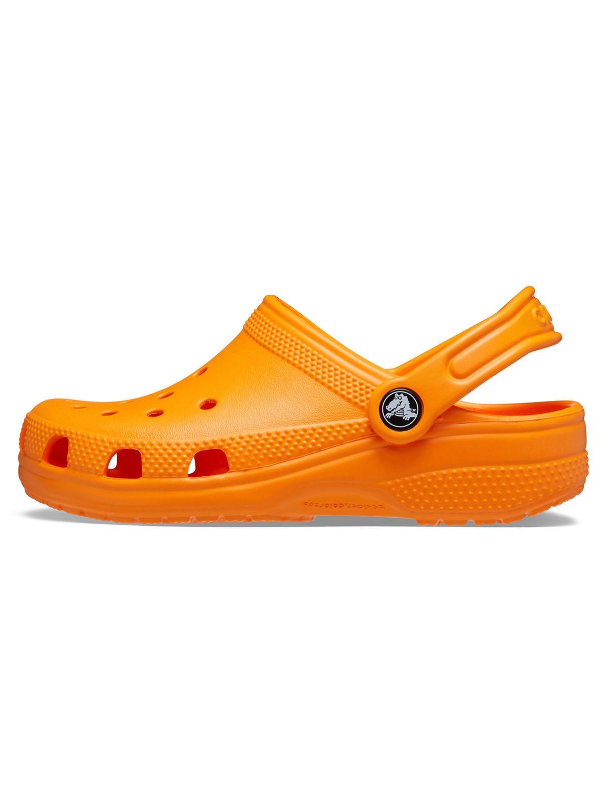 Zueco Crocs Niño Classic Clog Naranjo-1
