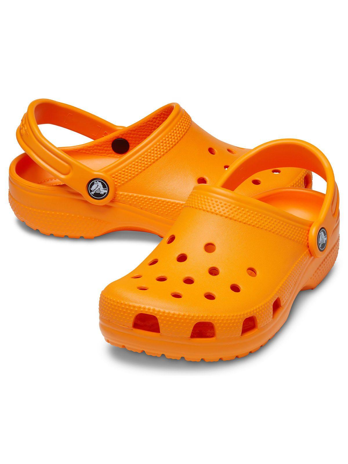 Zueco Crocs Niño Classic Clog Naranjo-3