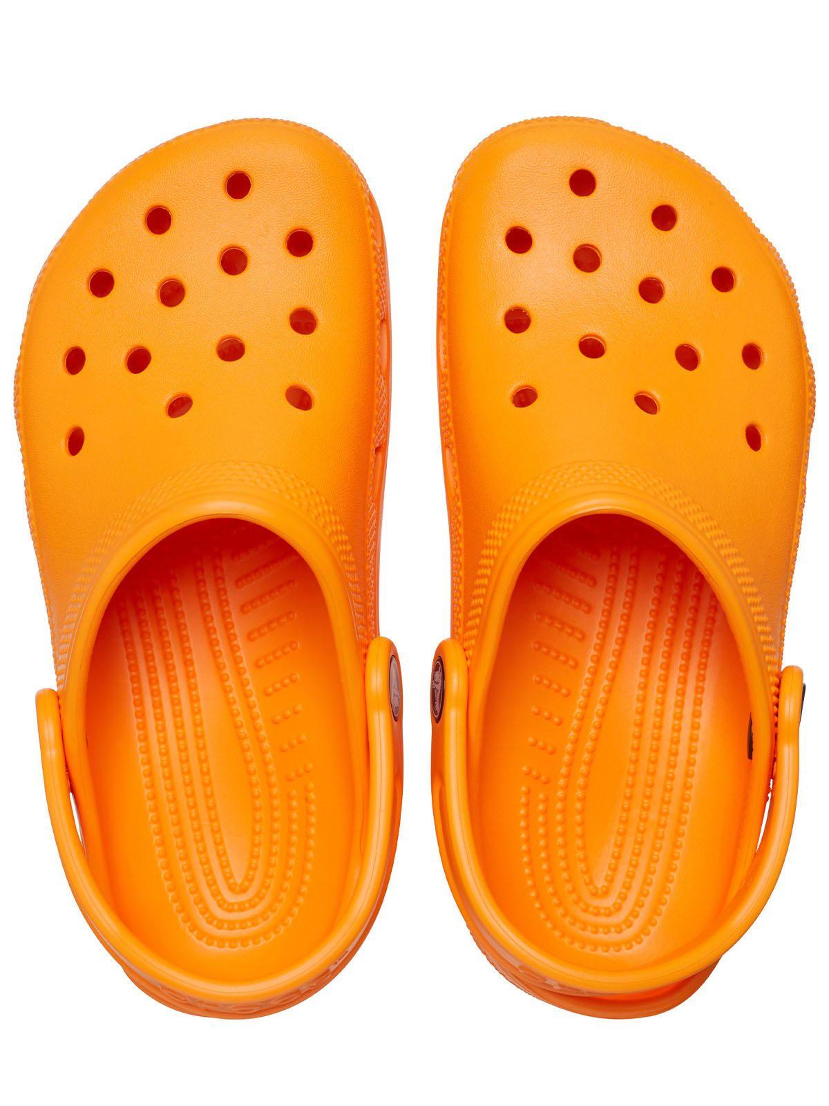 Zueco Crocs Niño Classic Clog Naranjo-4