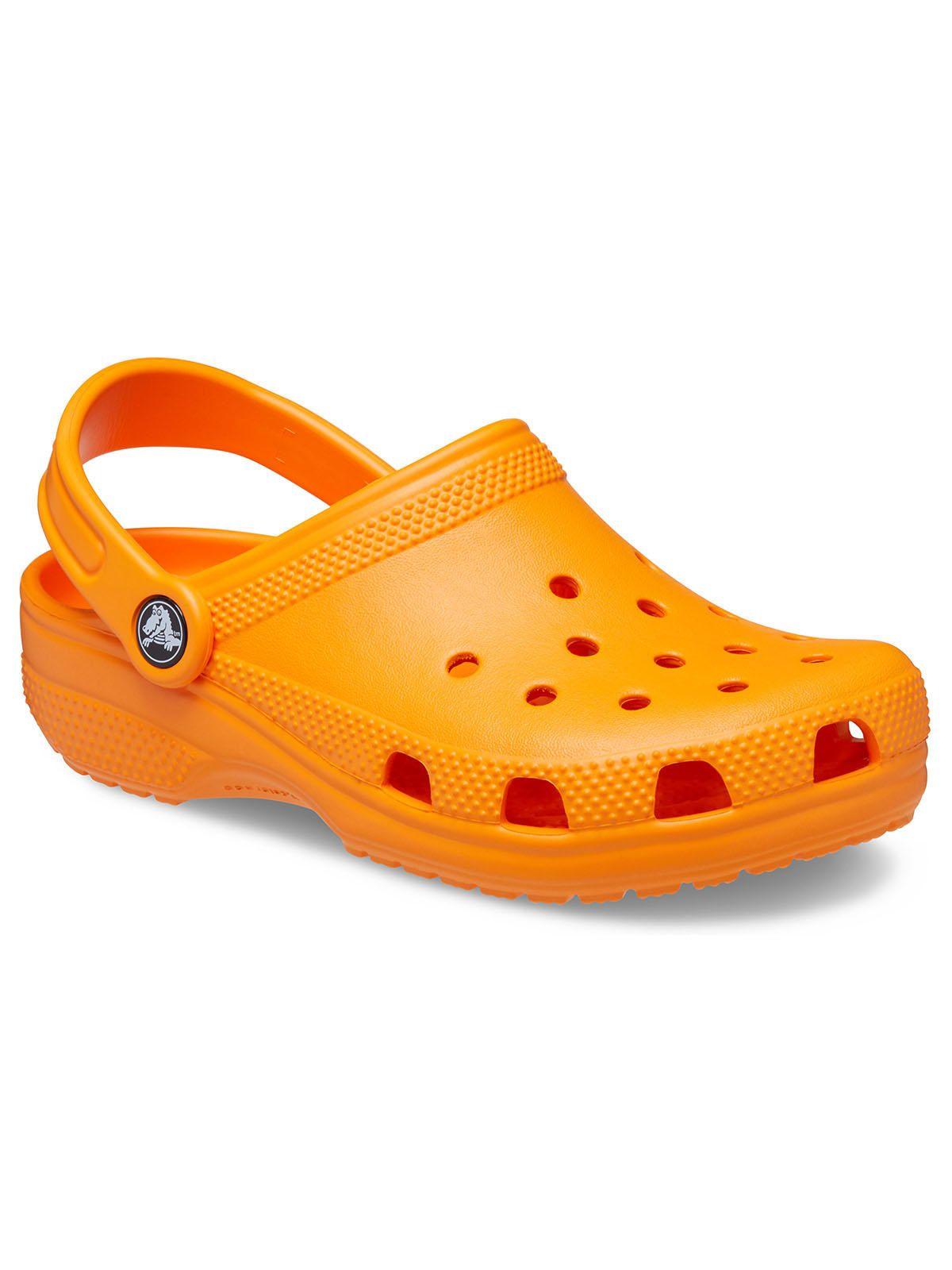 Zueco Crocs Niño Classic Clog Naranjo-6