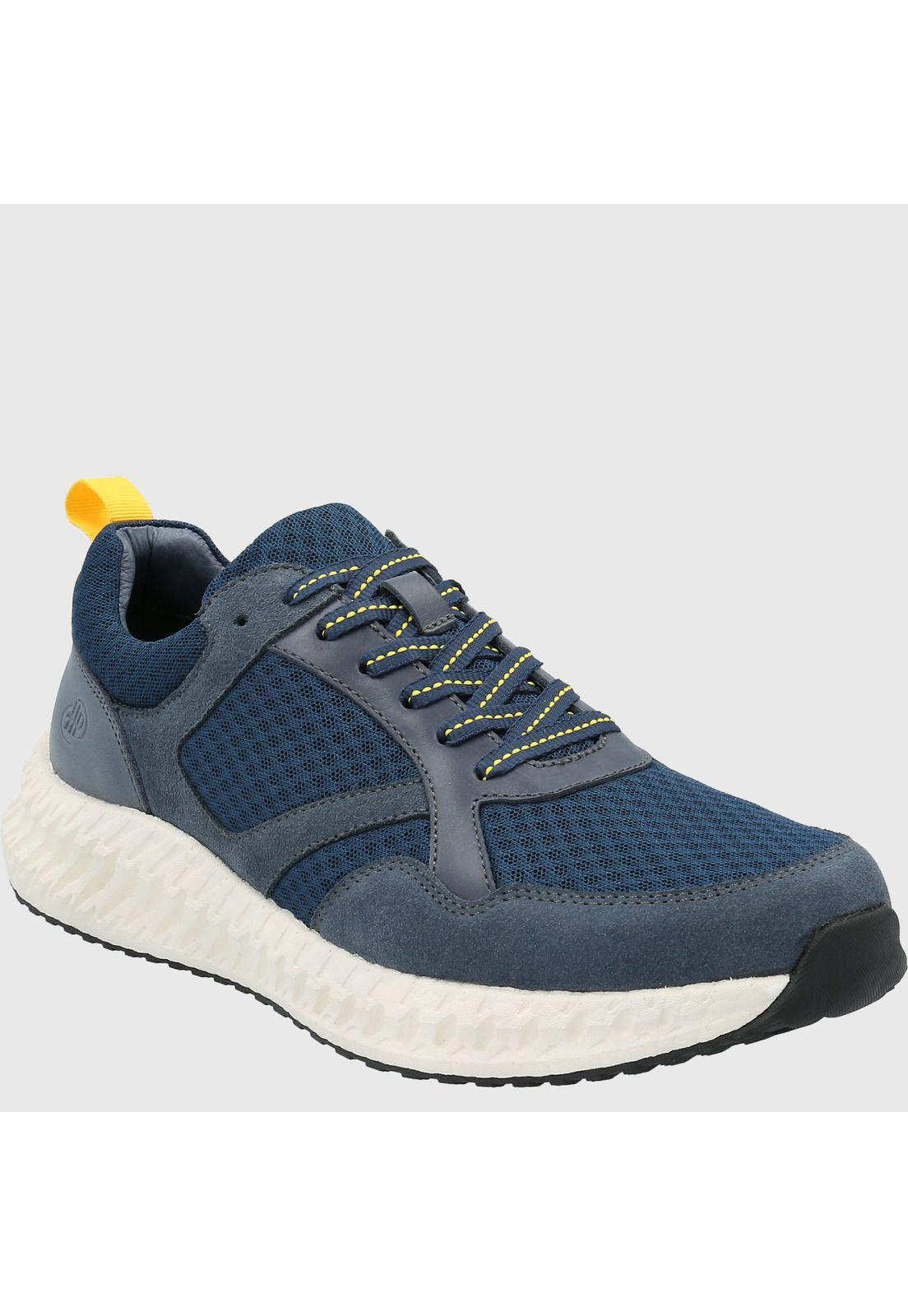 Zapatilla Cuero Hombre Spinal Explore Azul-0