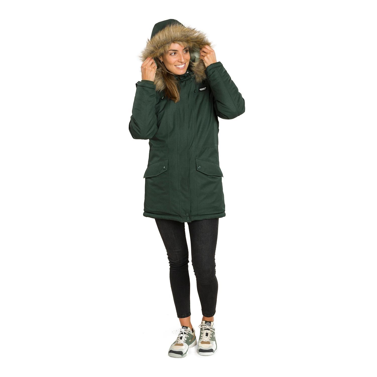 Parka W Fallen Repreve Verde-0