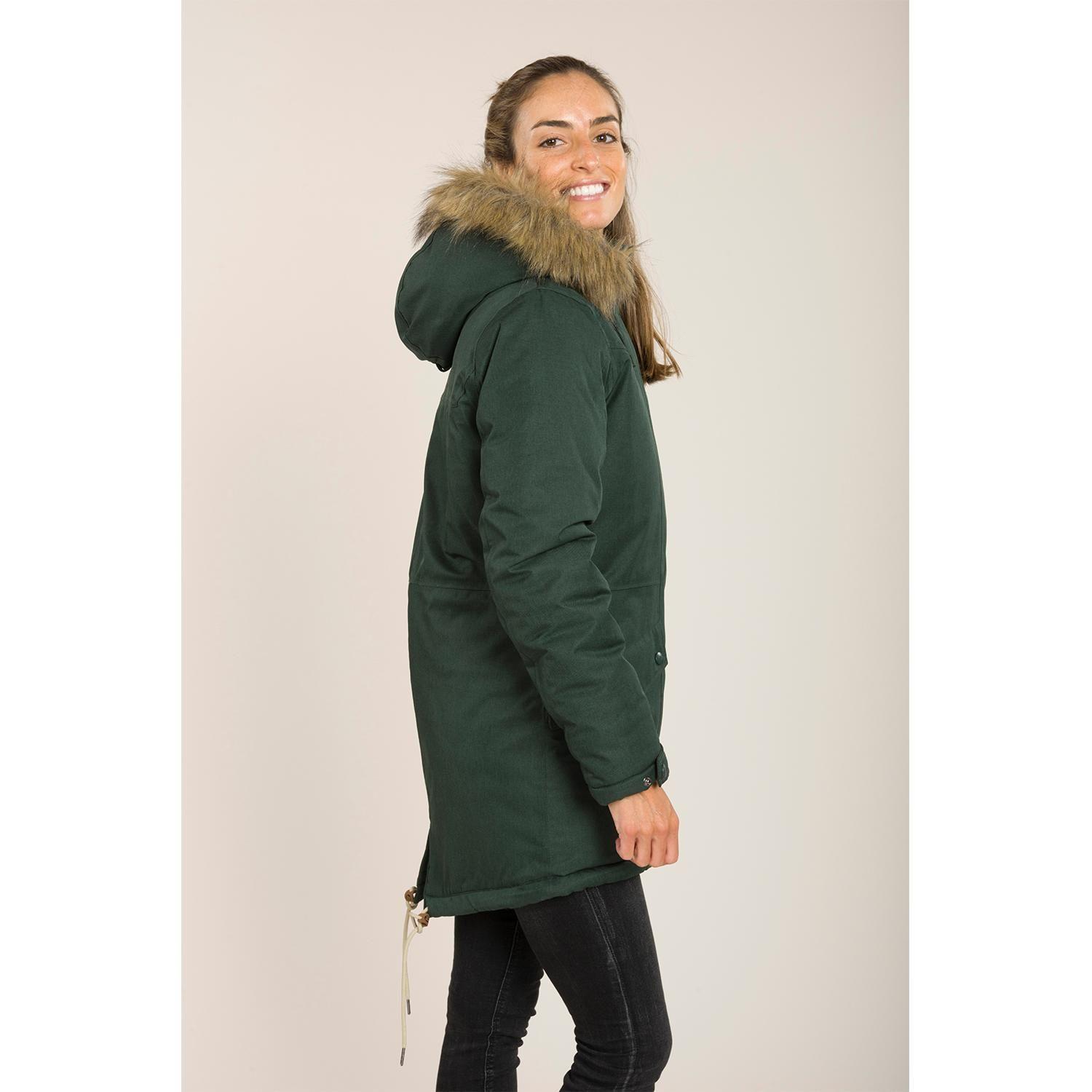 Parka W Fallen Repreve Verde-2