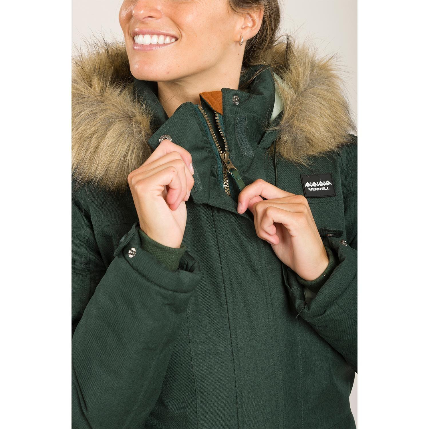 Parka W Fallen Repreve Verde-3