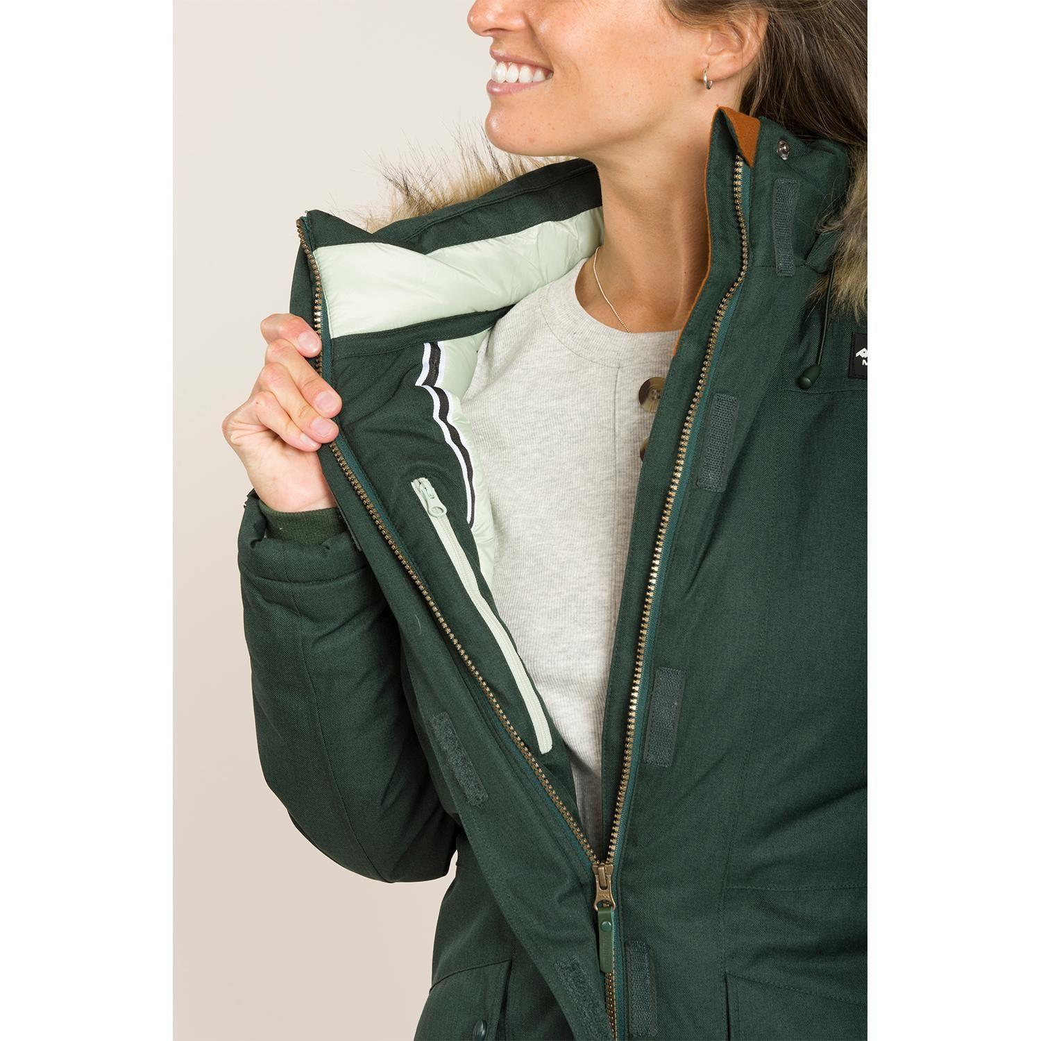 Parka W Fallen Repreve Verde-4