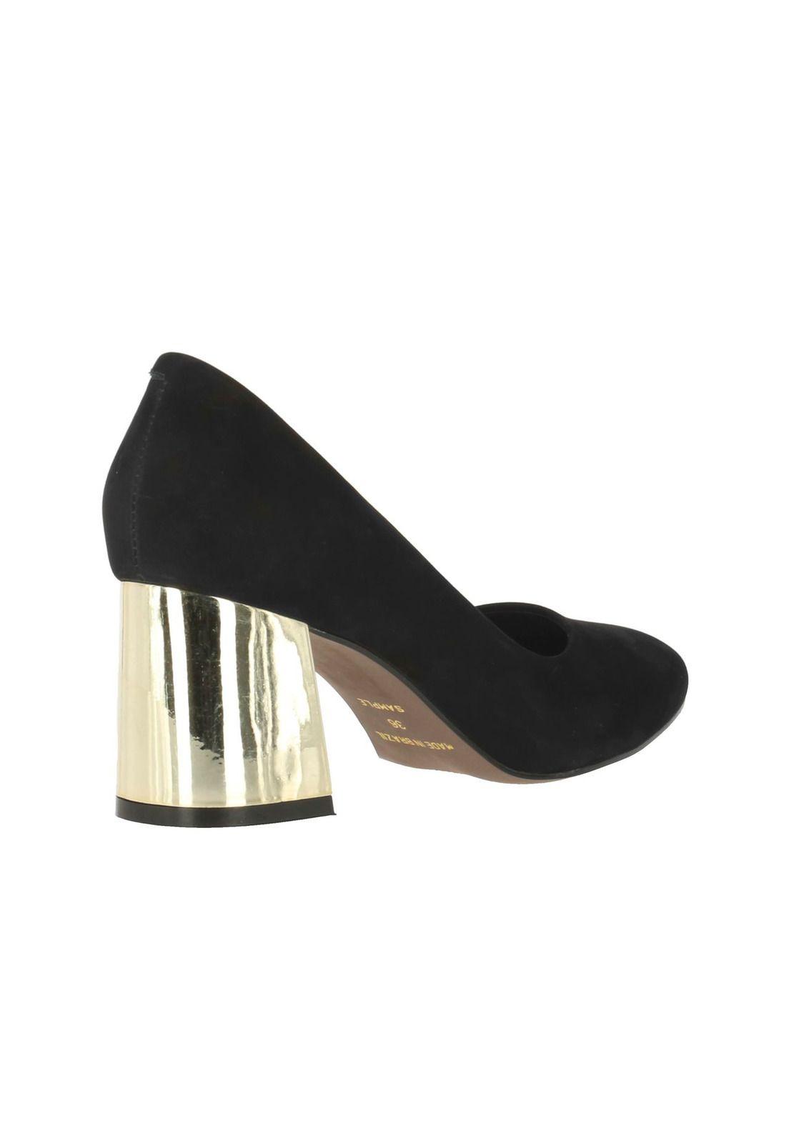 Zapato Cuero Mujer Sara Negro-4