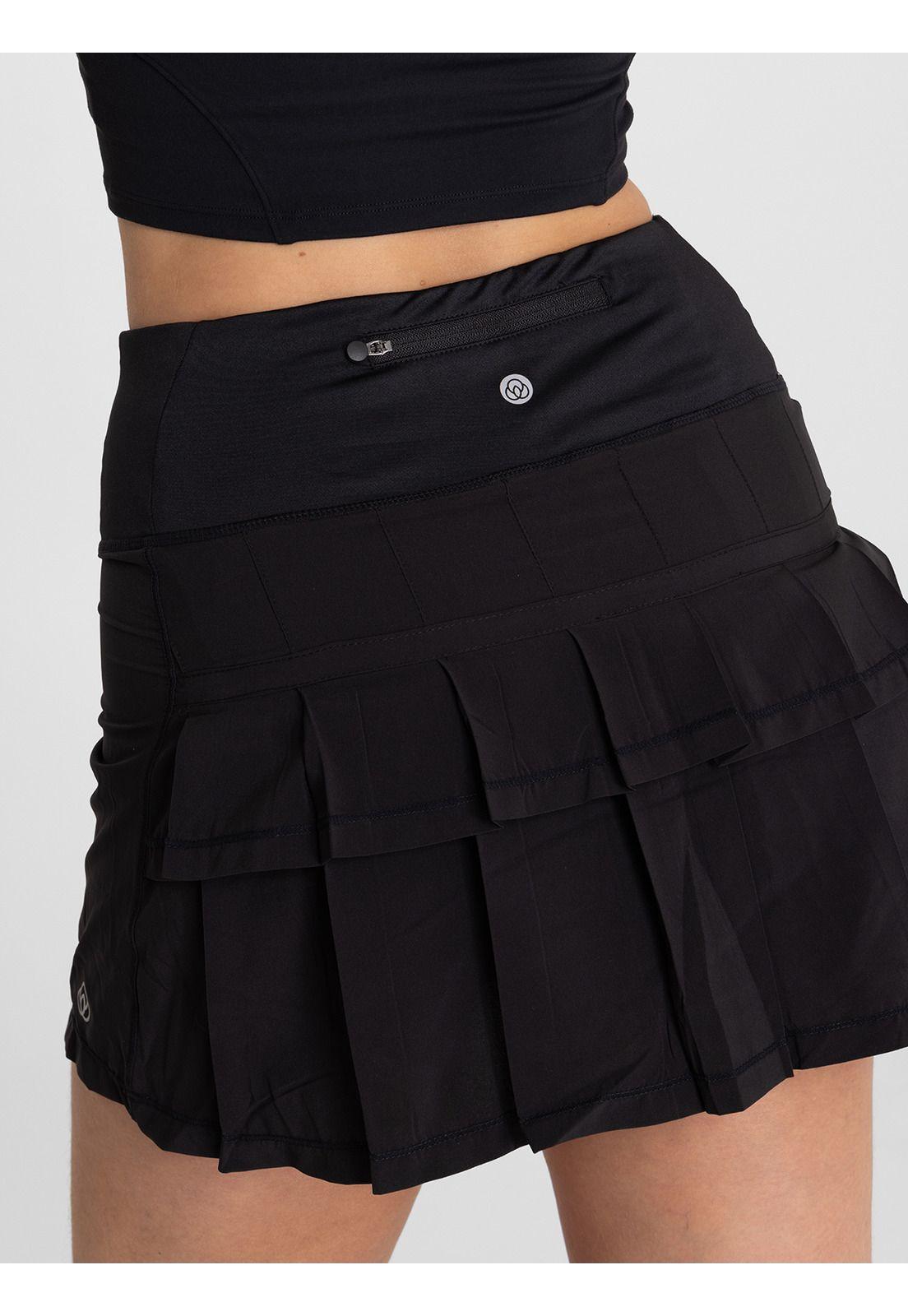 Falda Tenis/Pádel con short Mujer Lia Negro-9