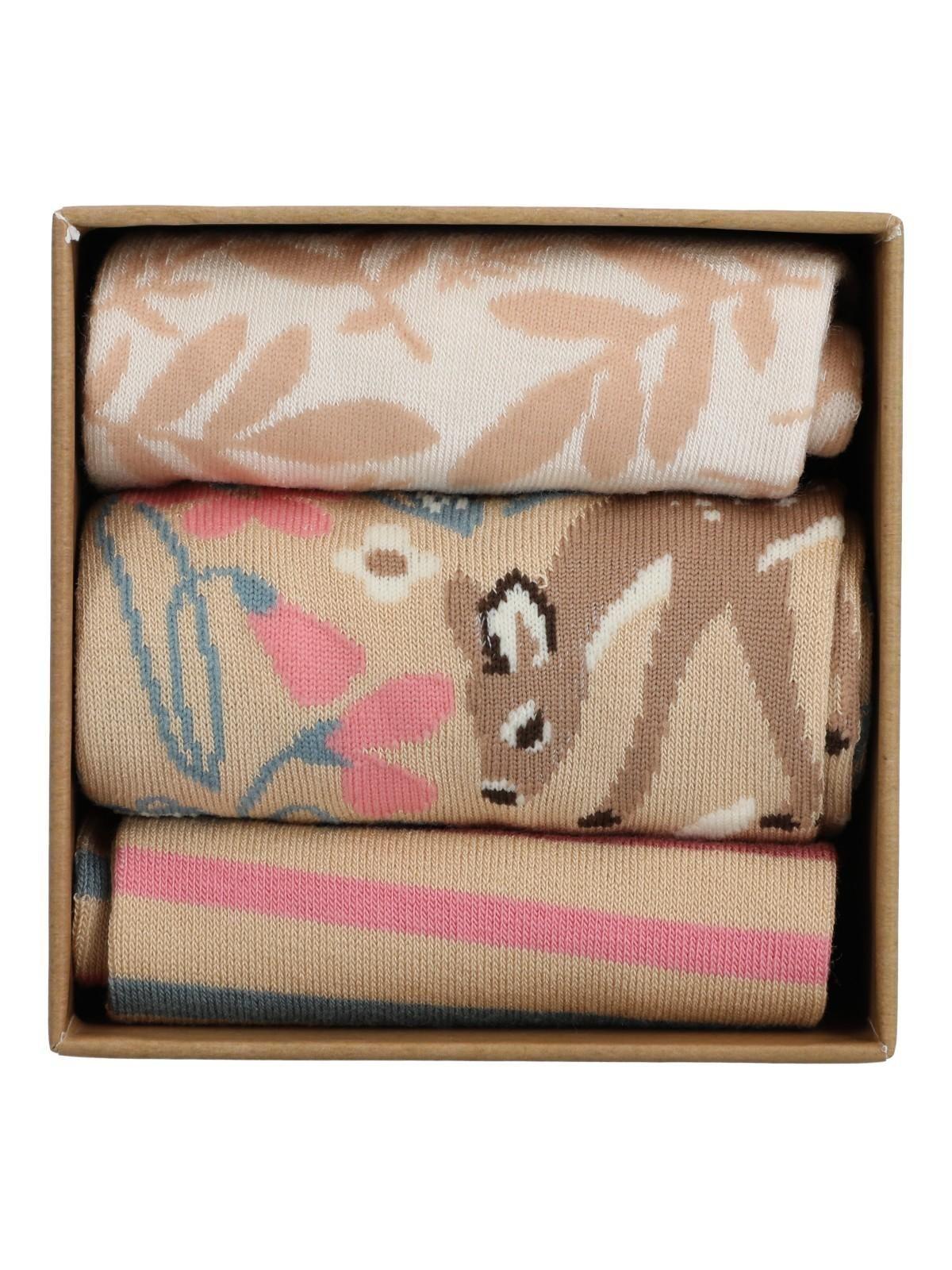 Calcetín Bambú Mujer Pack Gift Bam Multicolor-2