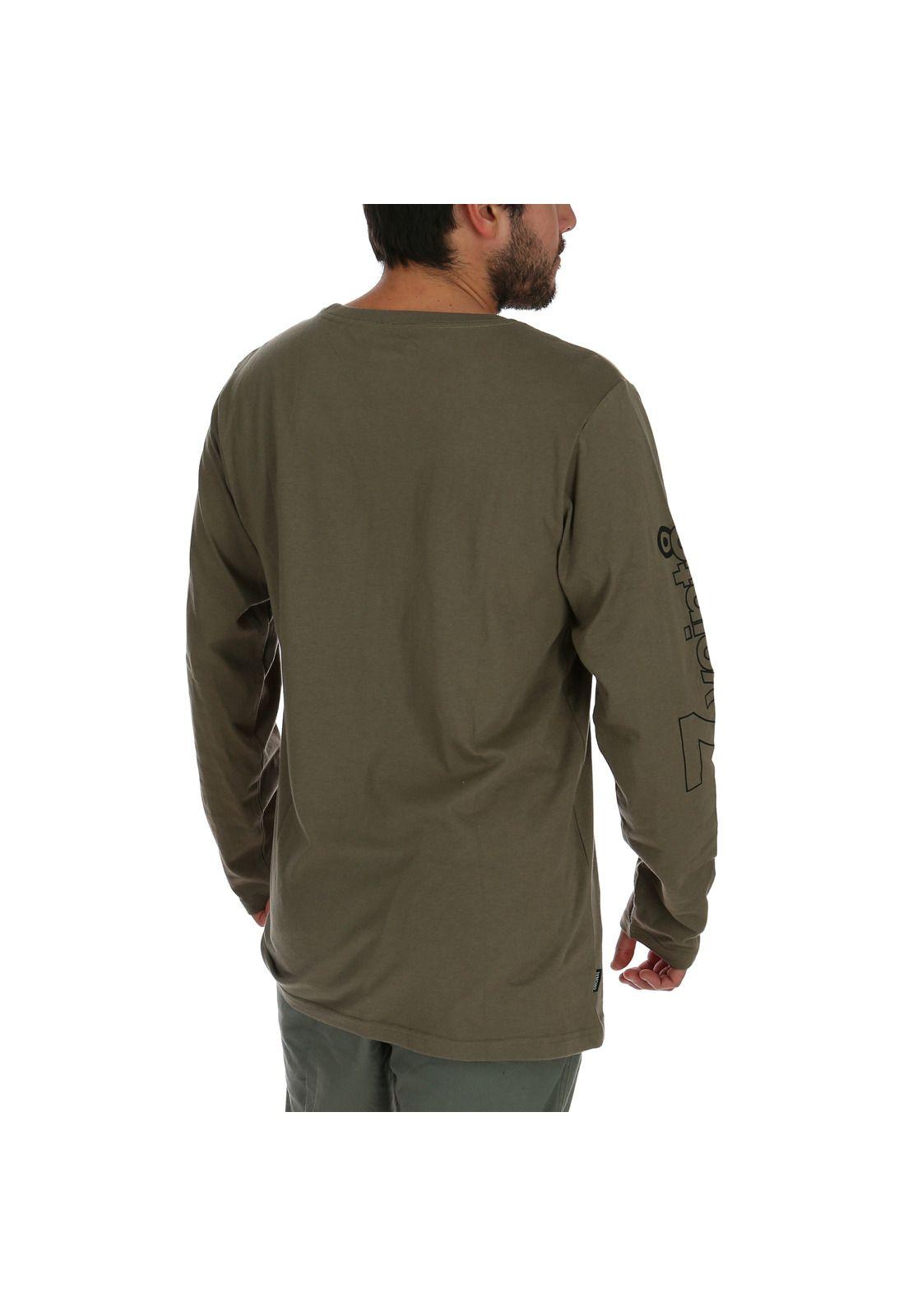 Polera M/L Hombre Simple Ls Gris Claro-2