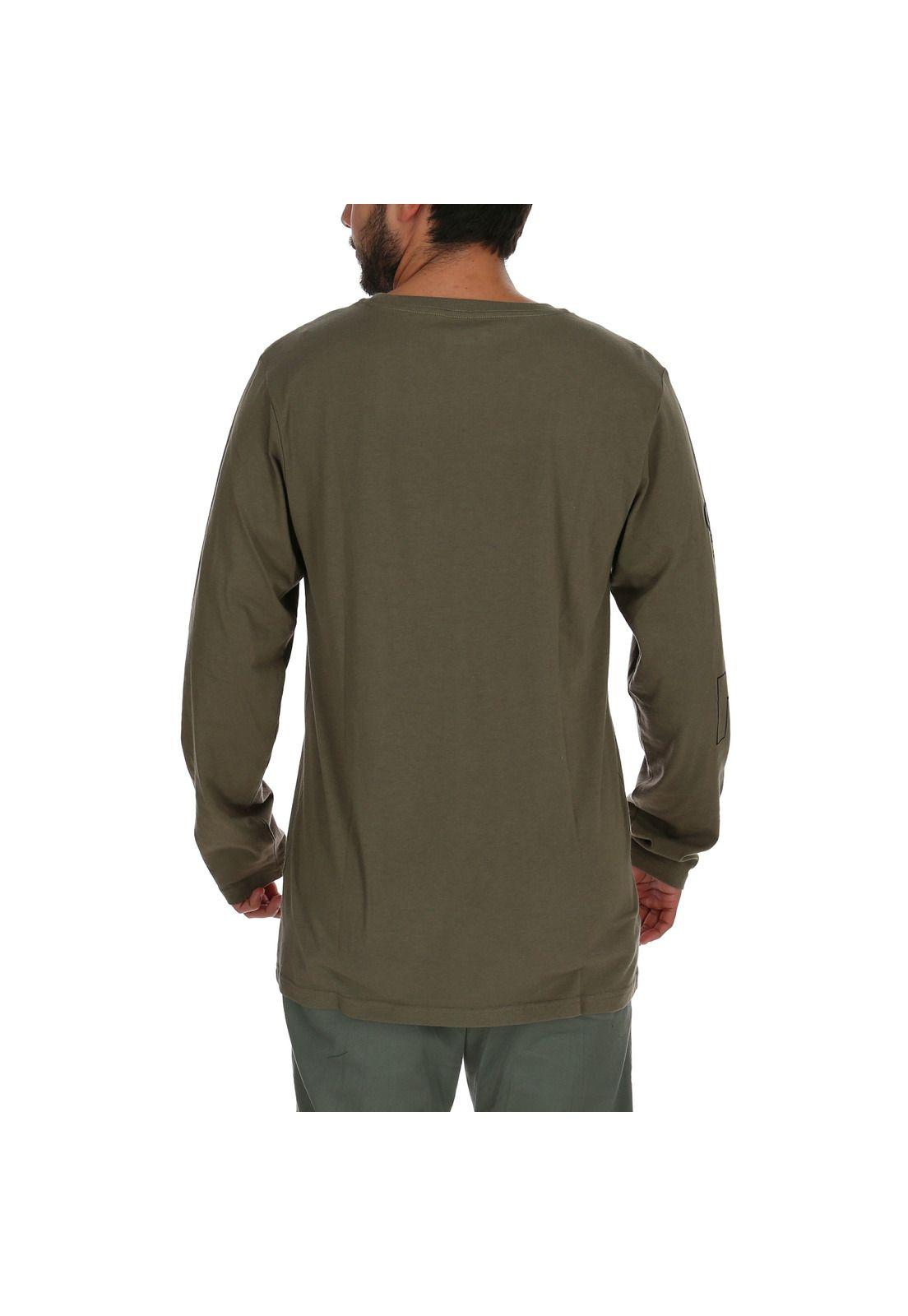 Polera M/L Hombre Simple Ls Gris Claro-4