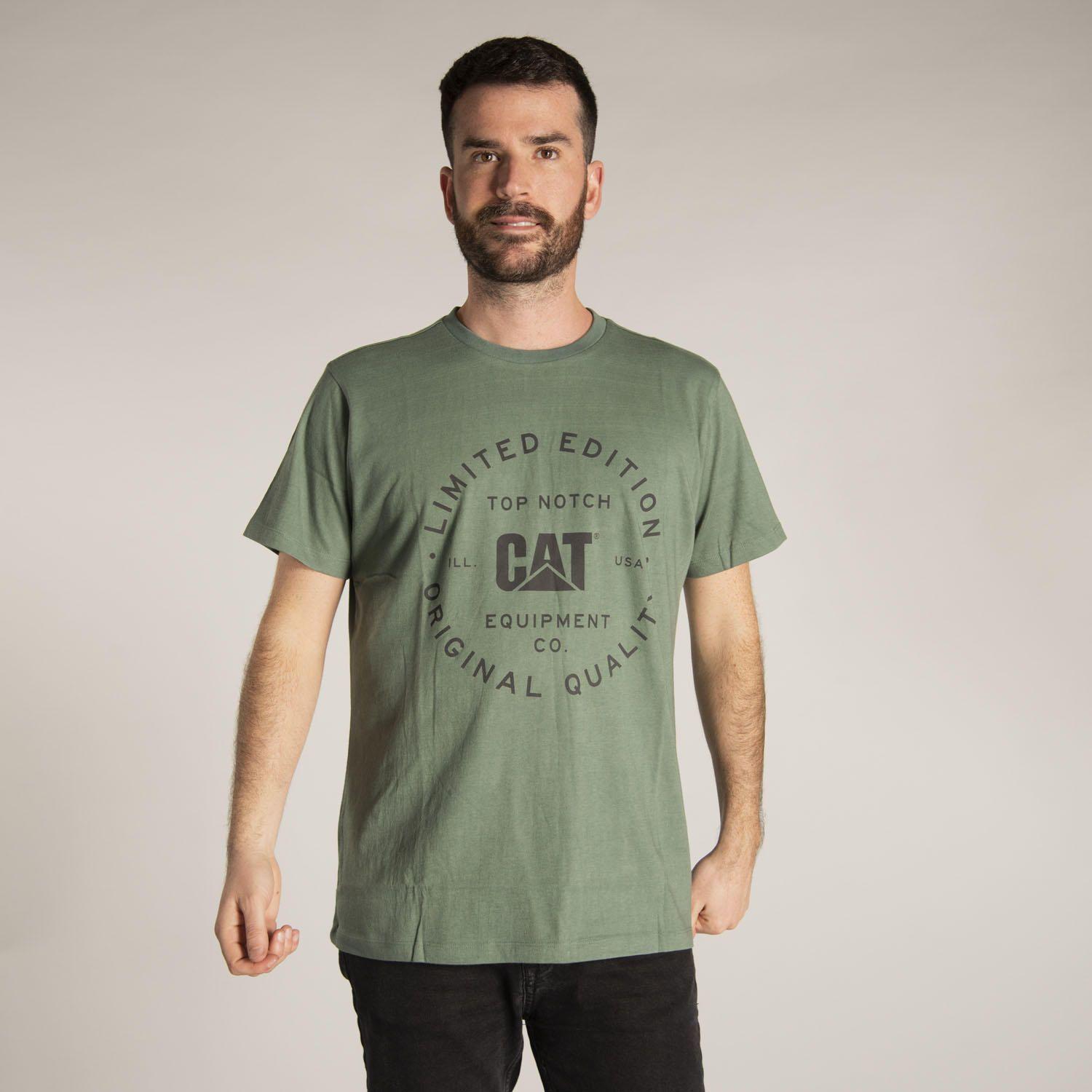 Polera M/C Hombre Fdtn Le Equipment Te Verde-0