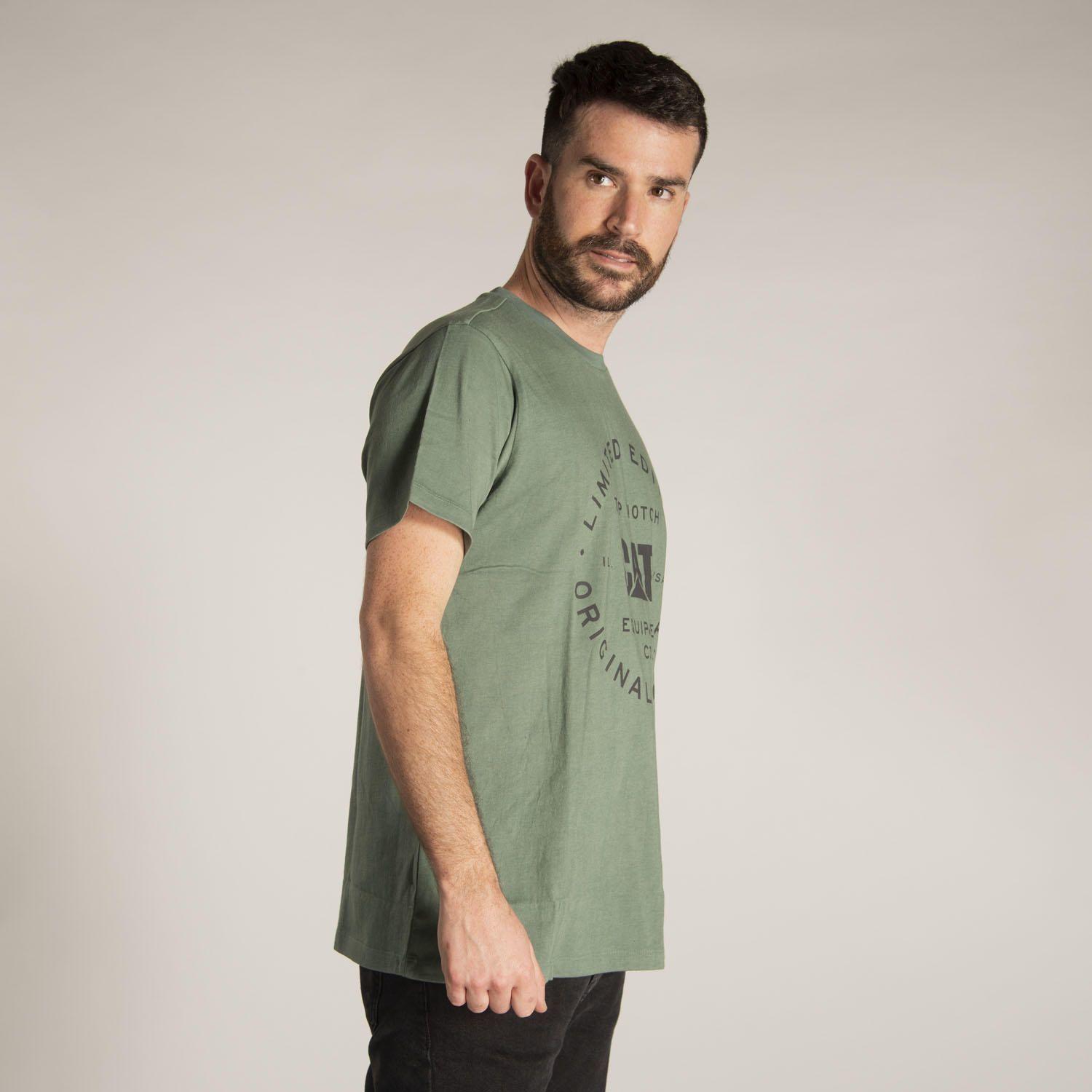 Polera M/C Hombre Fdtn Le Equipment Te Verde-1