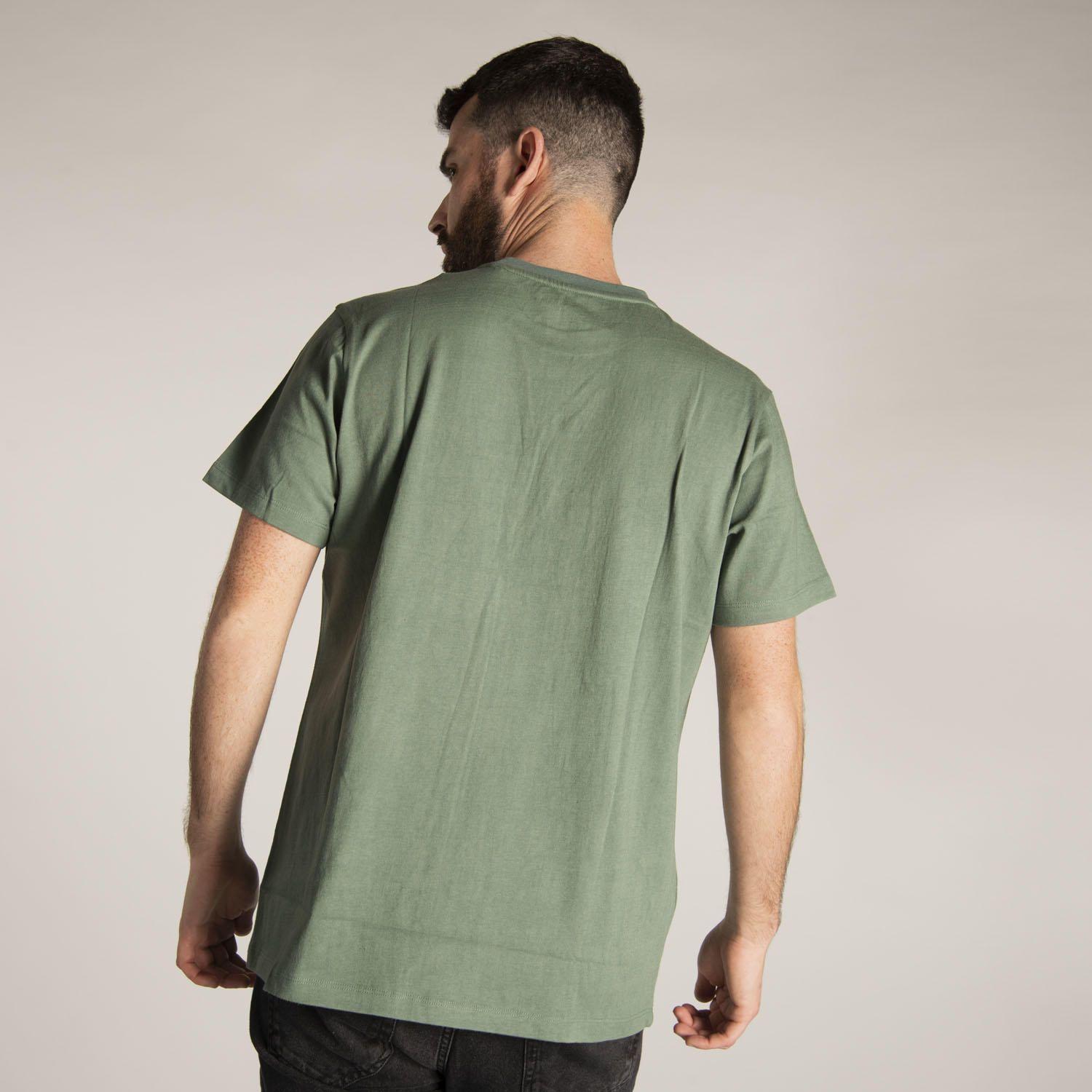 Polera M/C Hombre Fdtn Le Equipment Te Verde-2