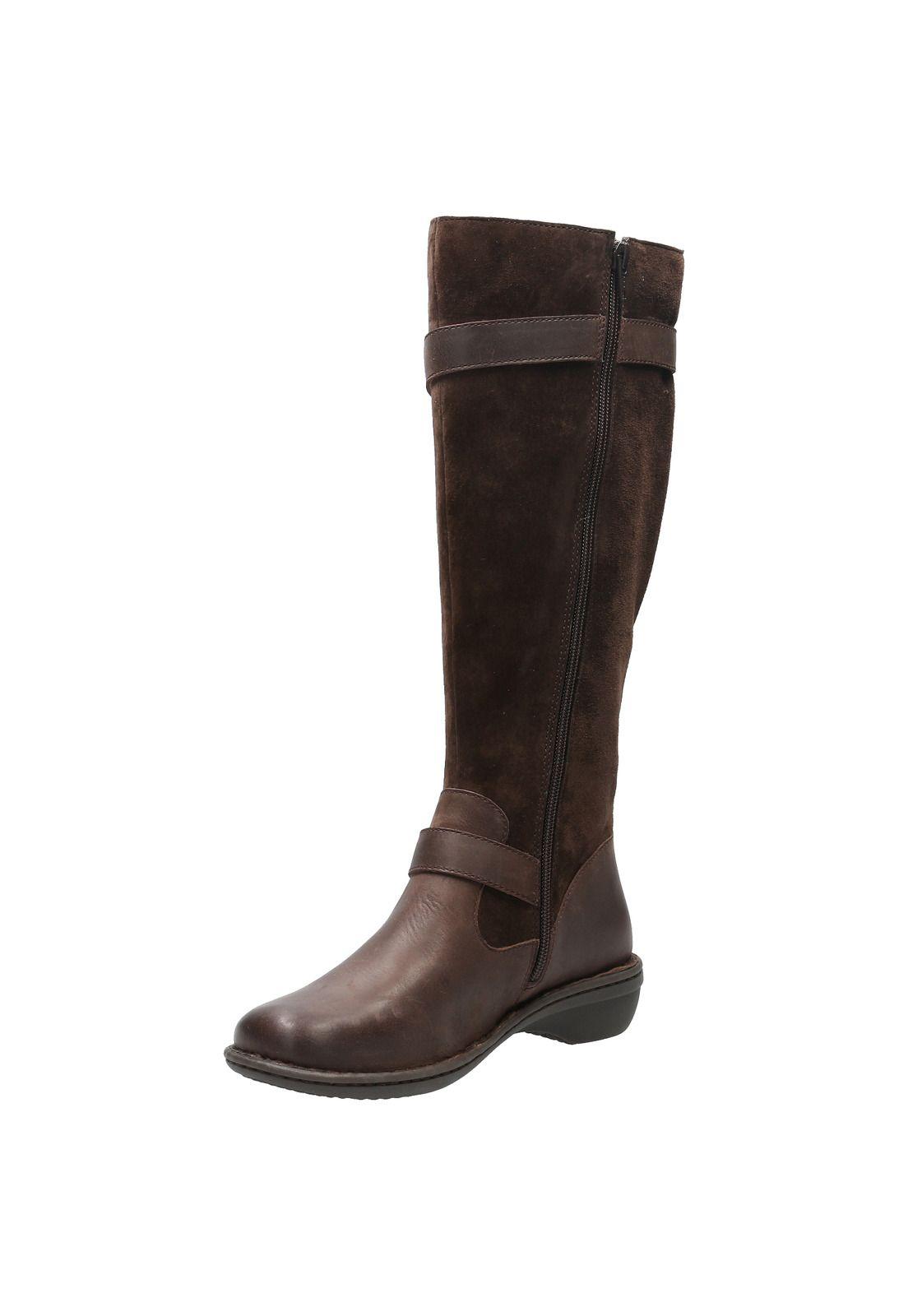 Bota Cuero Mujer Luana Café-4