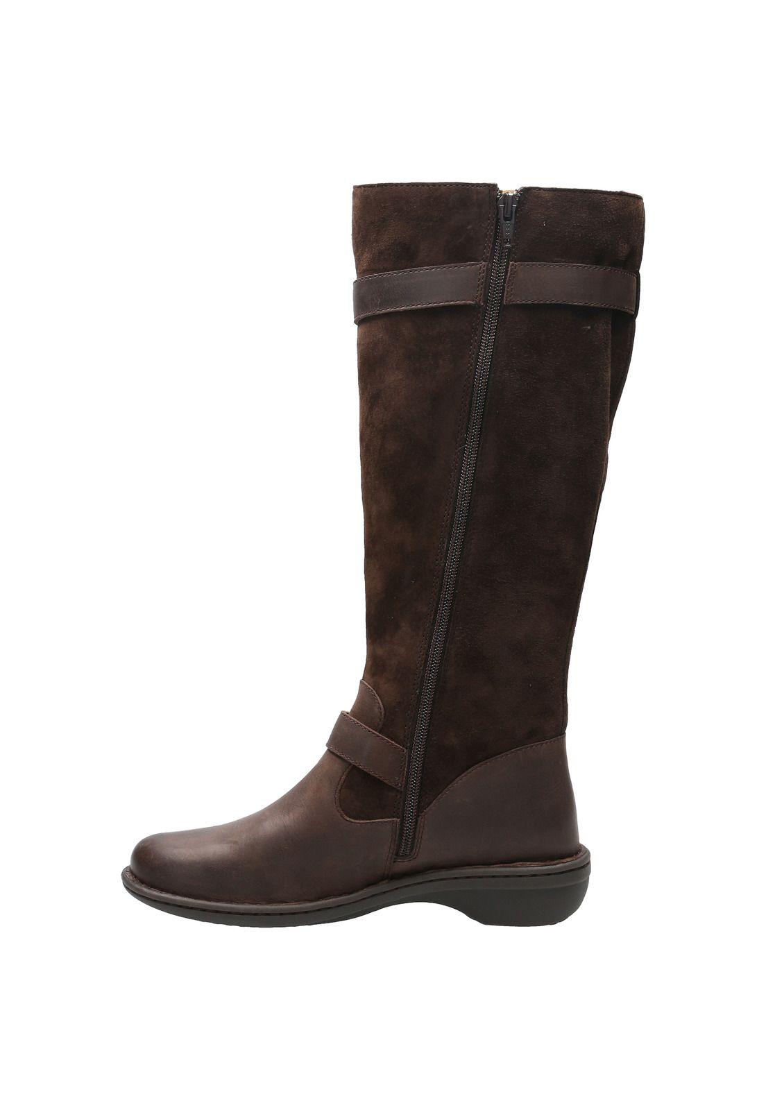 Bota Cuero Mujer Luana Café-5