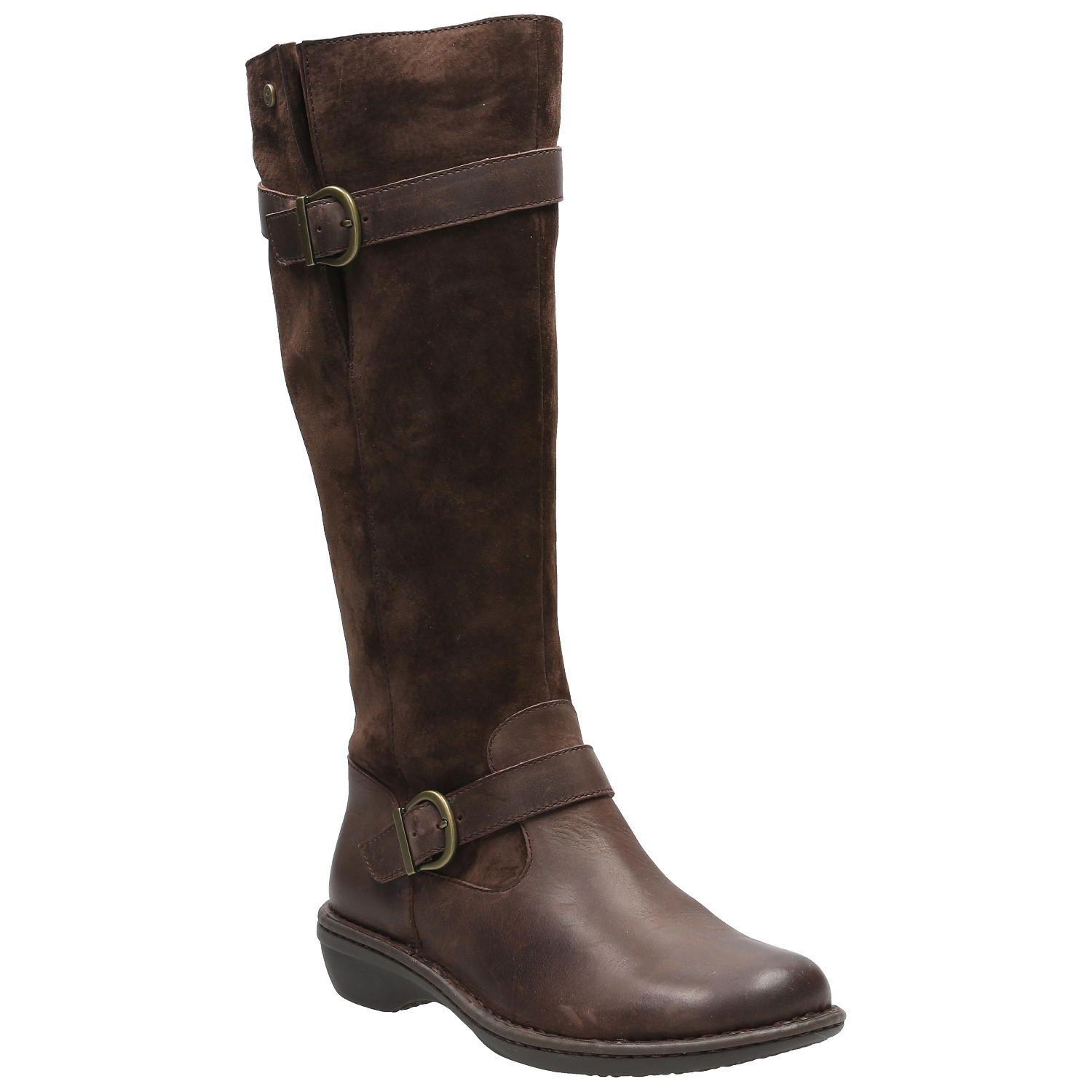 Bota Cuero Mujer Luana Café-0