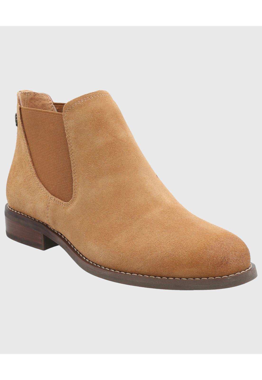 Botin Cuero Mujer Clifton Café-0