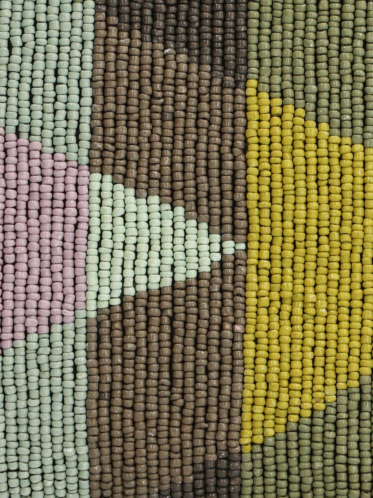 Cartera Mujer Beaded Zip Bag Multicolor-2