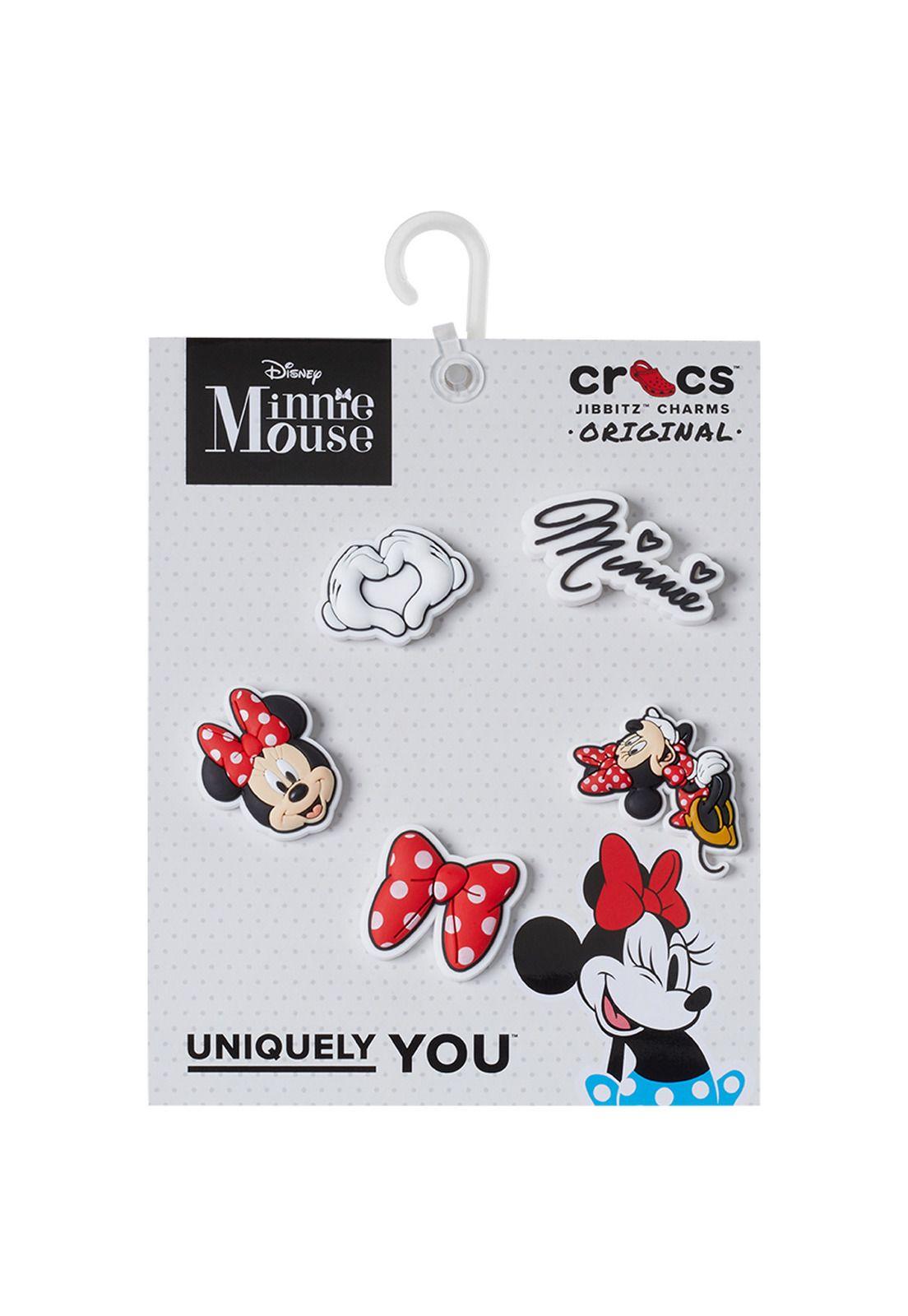 Jibbitz Vestido Minnie Pack De 5 Blanco-2