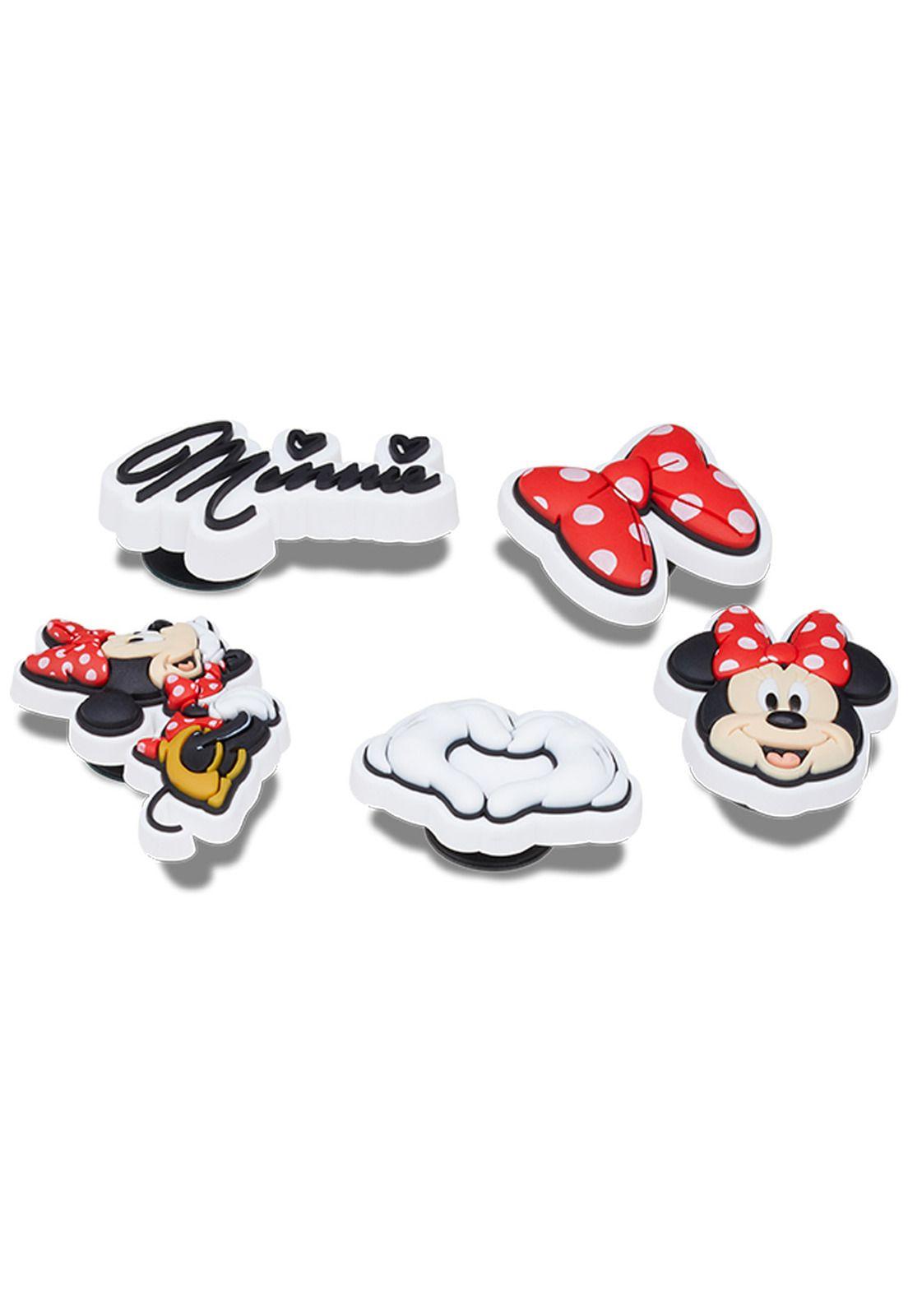 Jibbitz Vestido Minnie Pack De 5 Blanco-3