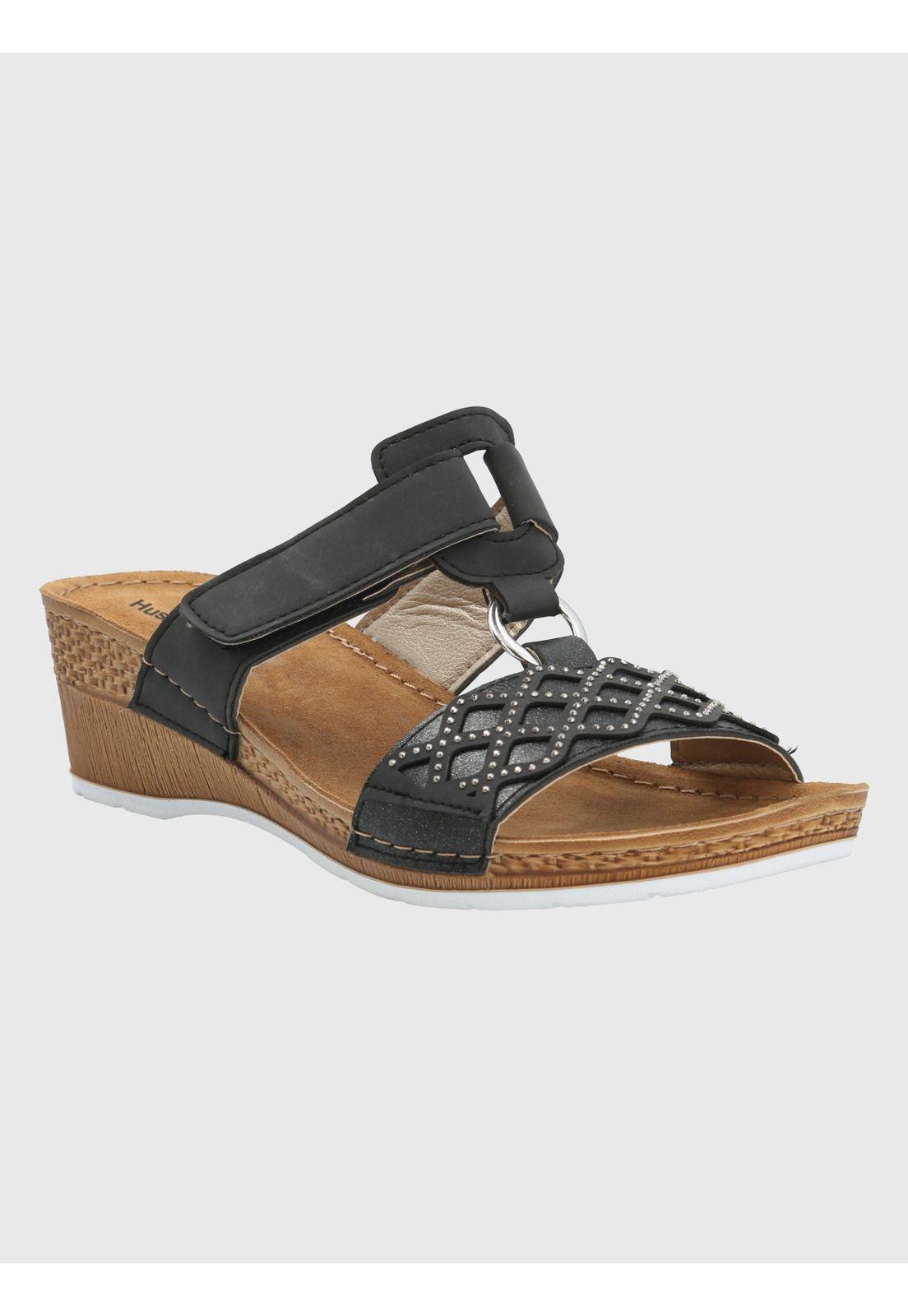 Sandalia Negro Mujer Bax III -0